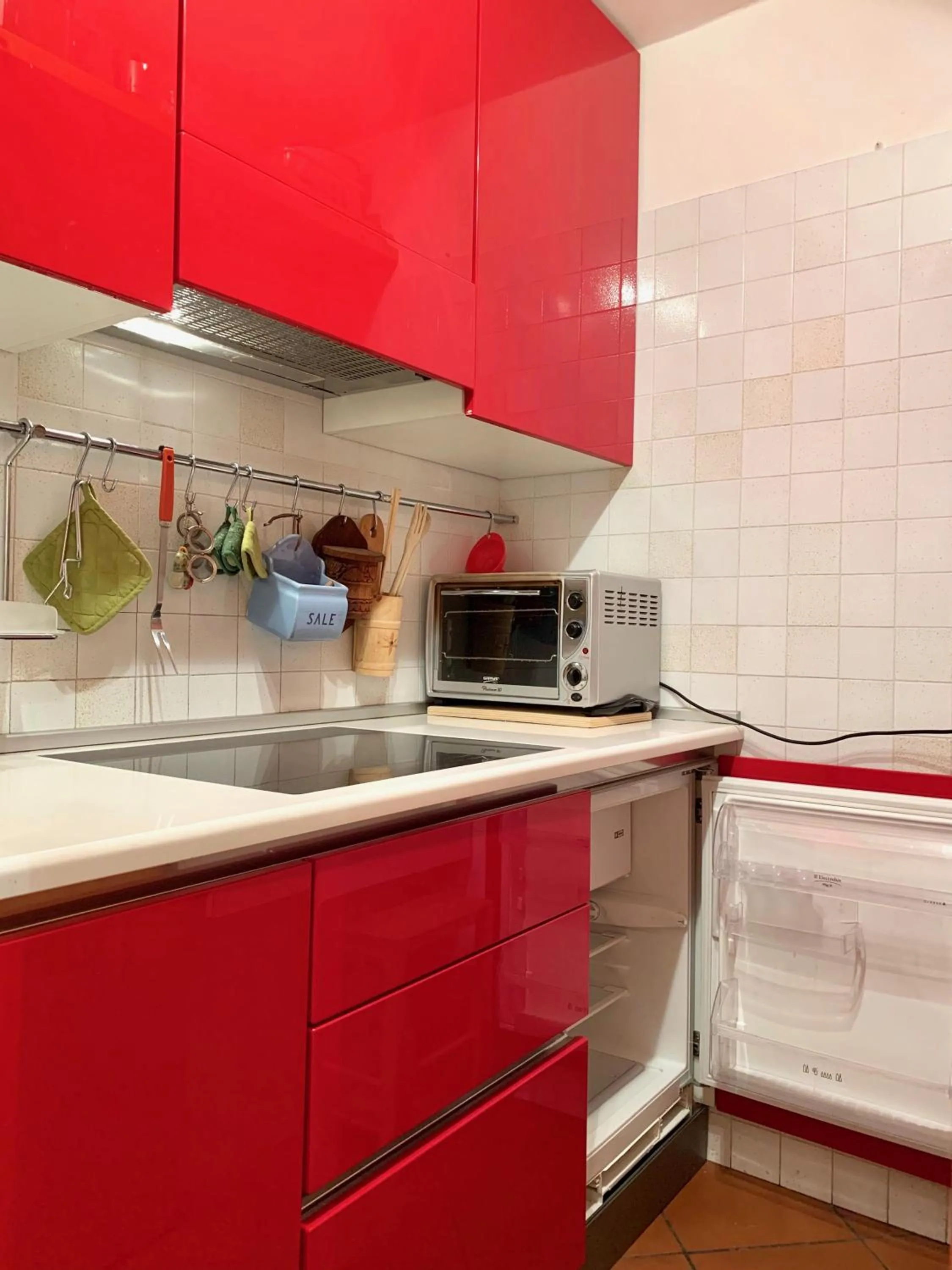 Communal kitchen in Trilocale Rainalter