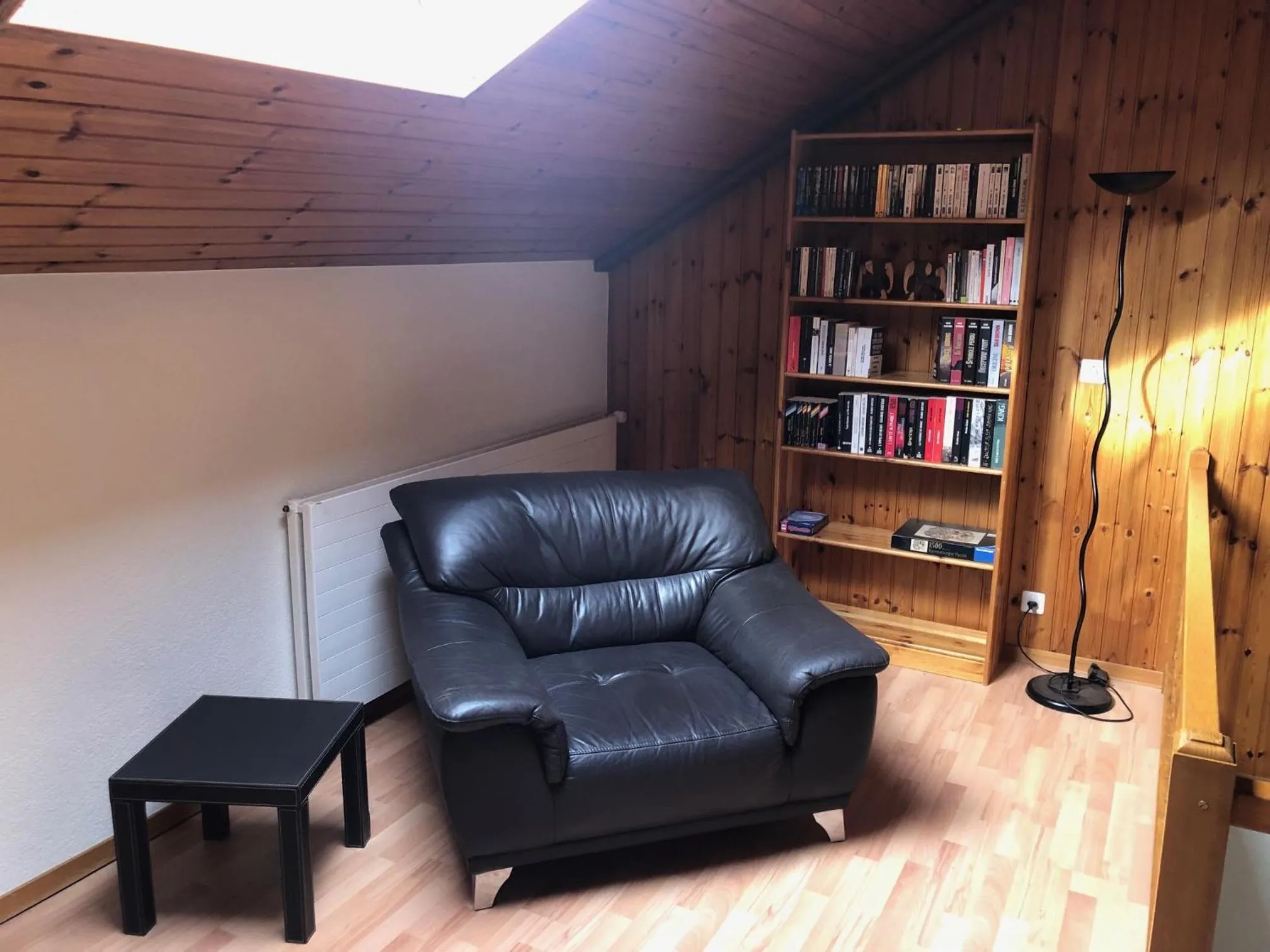 Seating area in Auberge Les Rangs