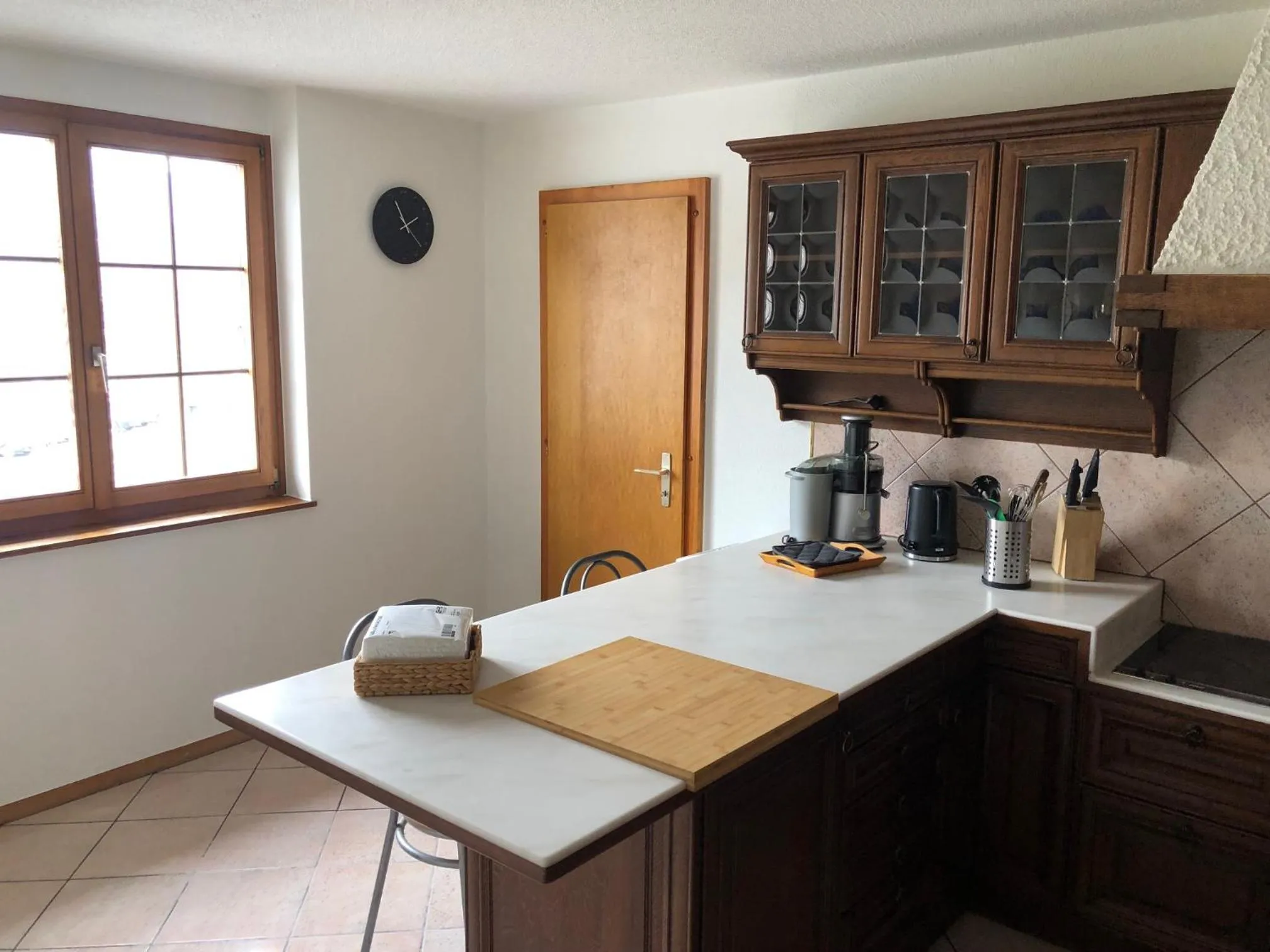 Kitchen or kitchenette in Auberge Les Rangs