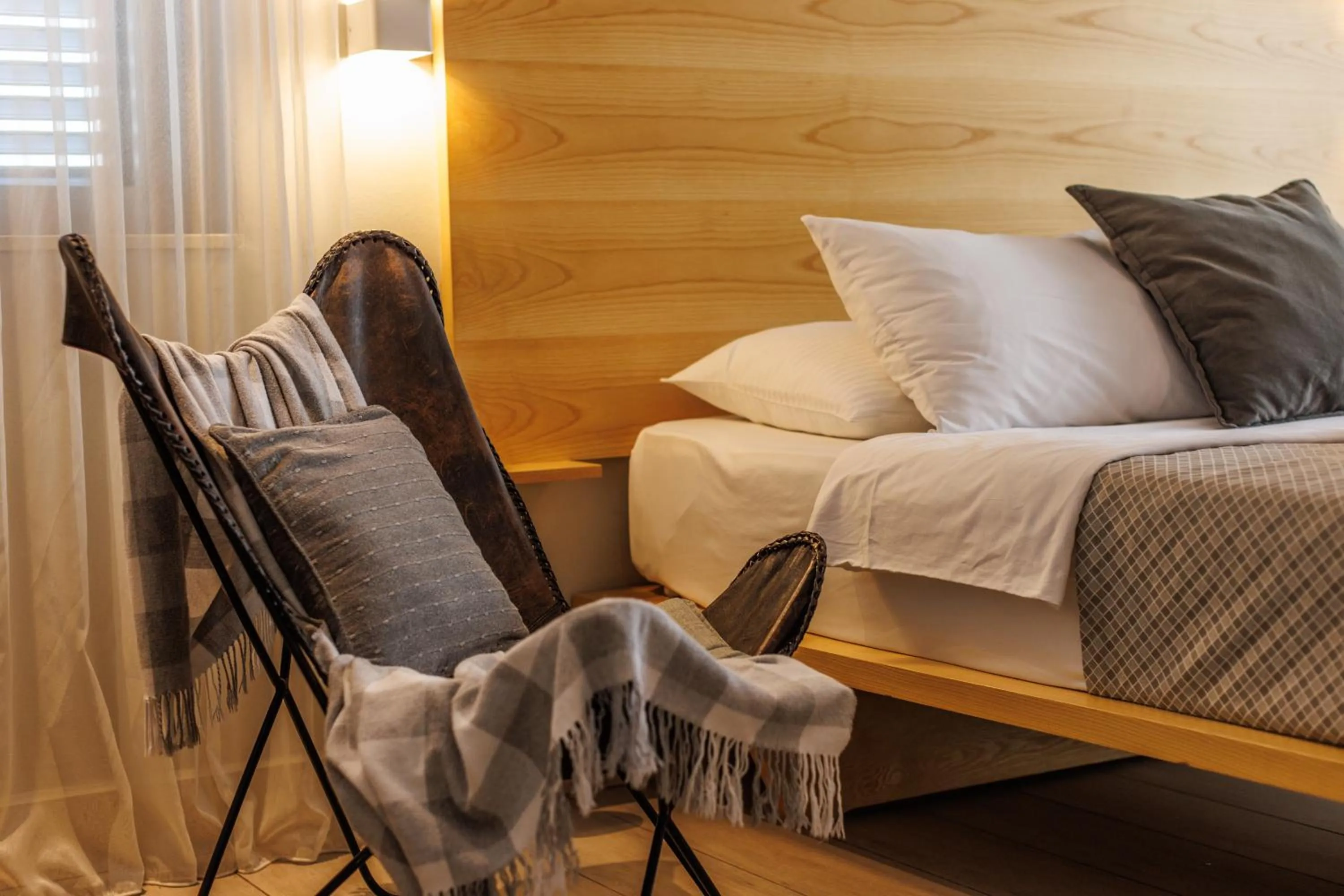 Bed in Casa di Pino EcoLodge Hotel