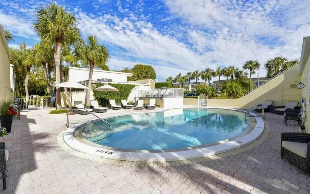 LaPlaya 201C Breathtaking Gulf panorama from this corner end unit with a private stairway to the beach