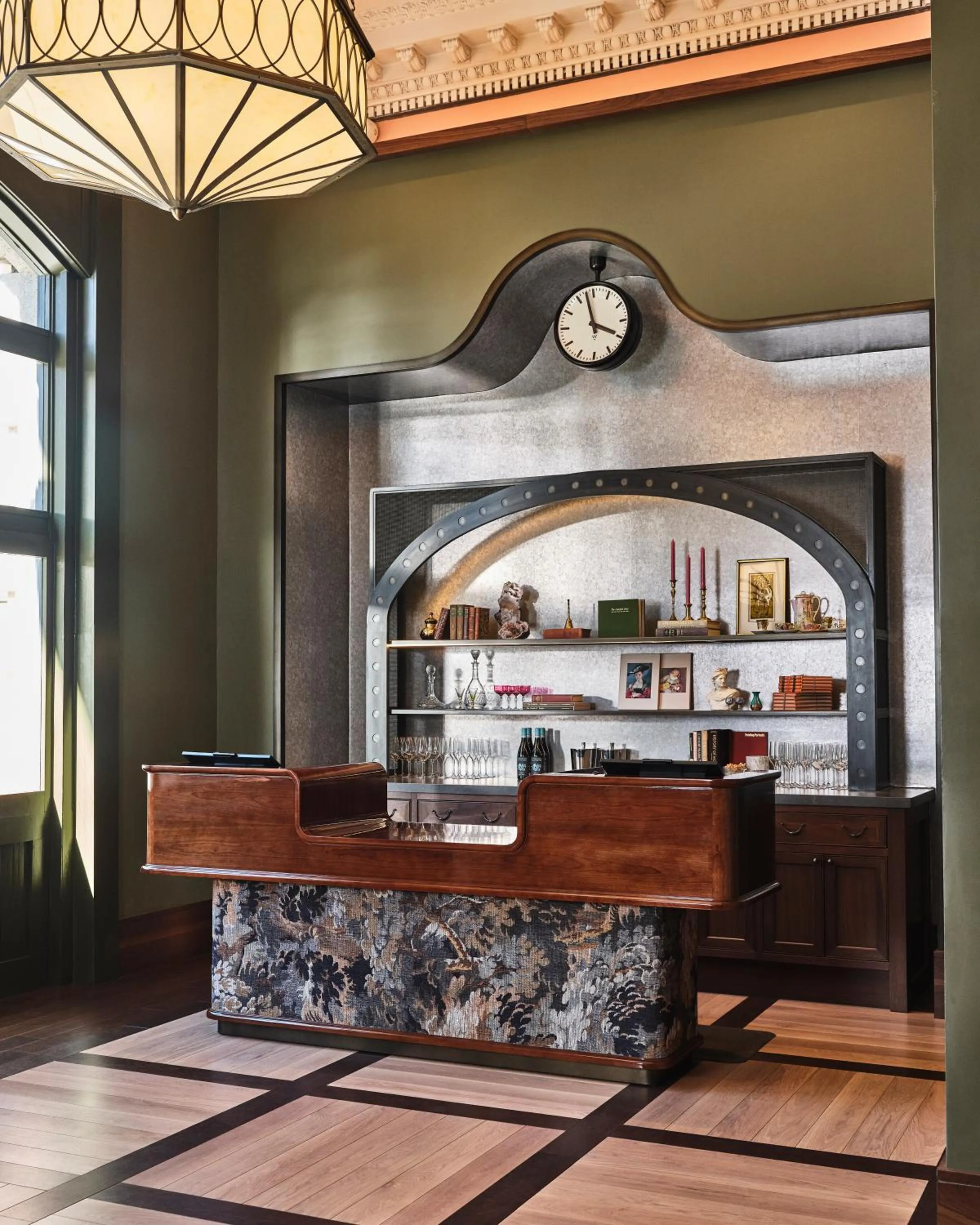 Lobby or reception in The Crawford Hotel