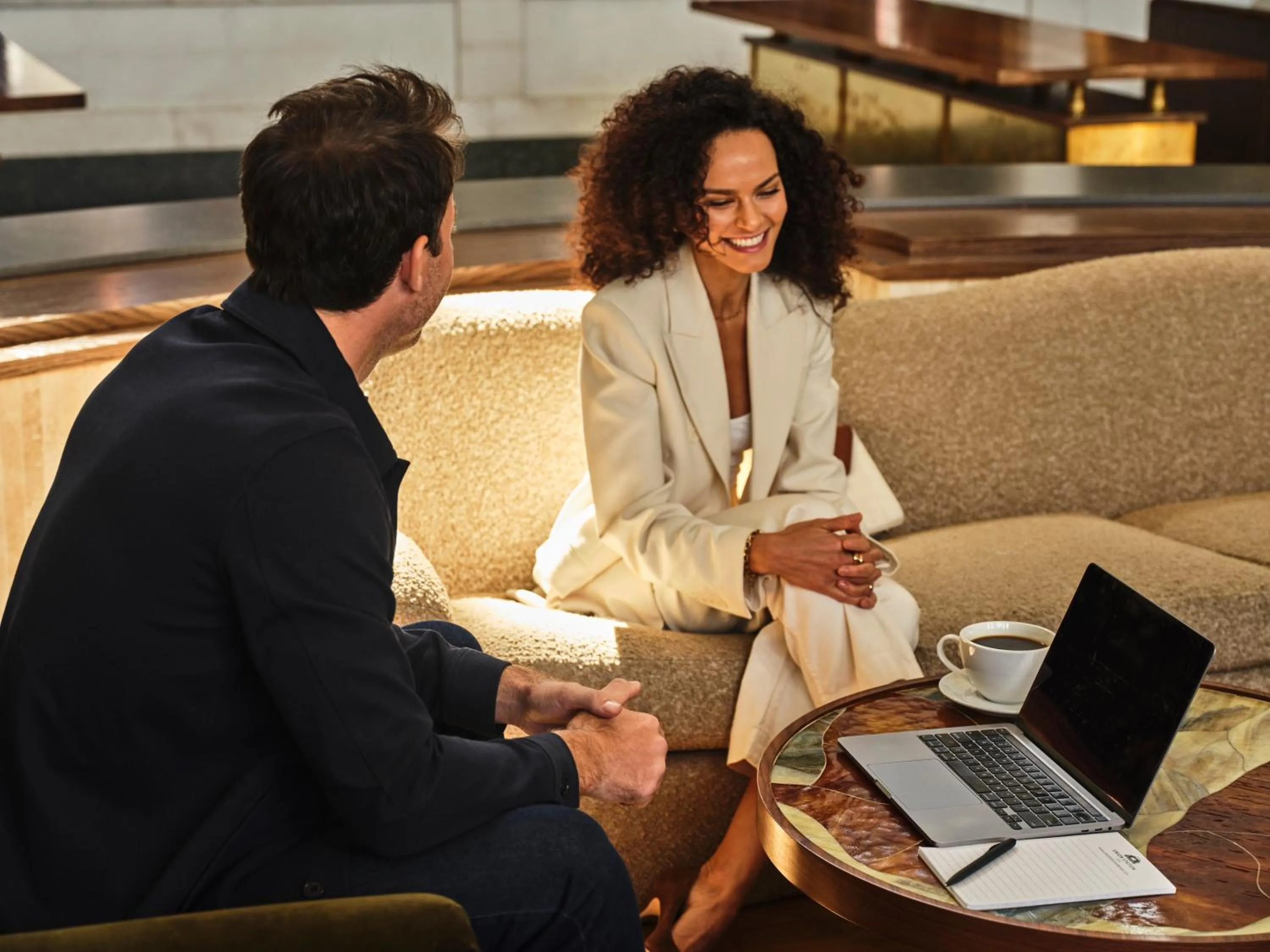 Seating area in The Crawford Hotel
