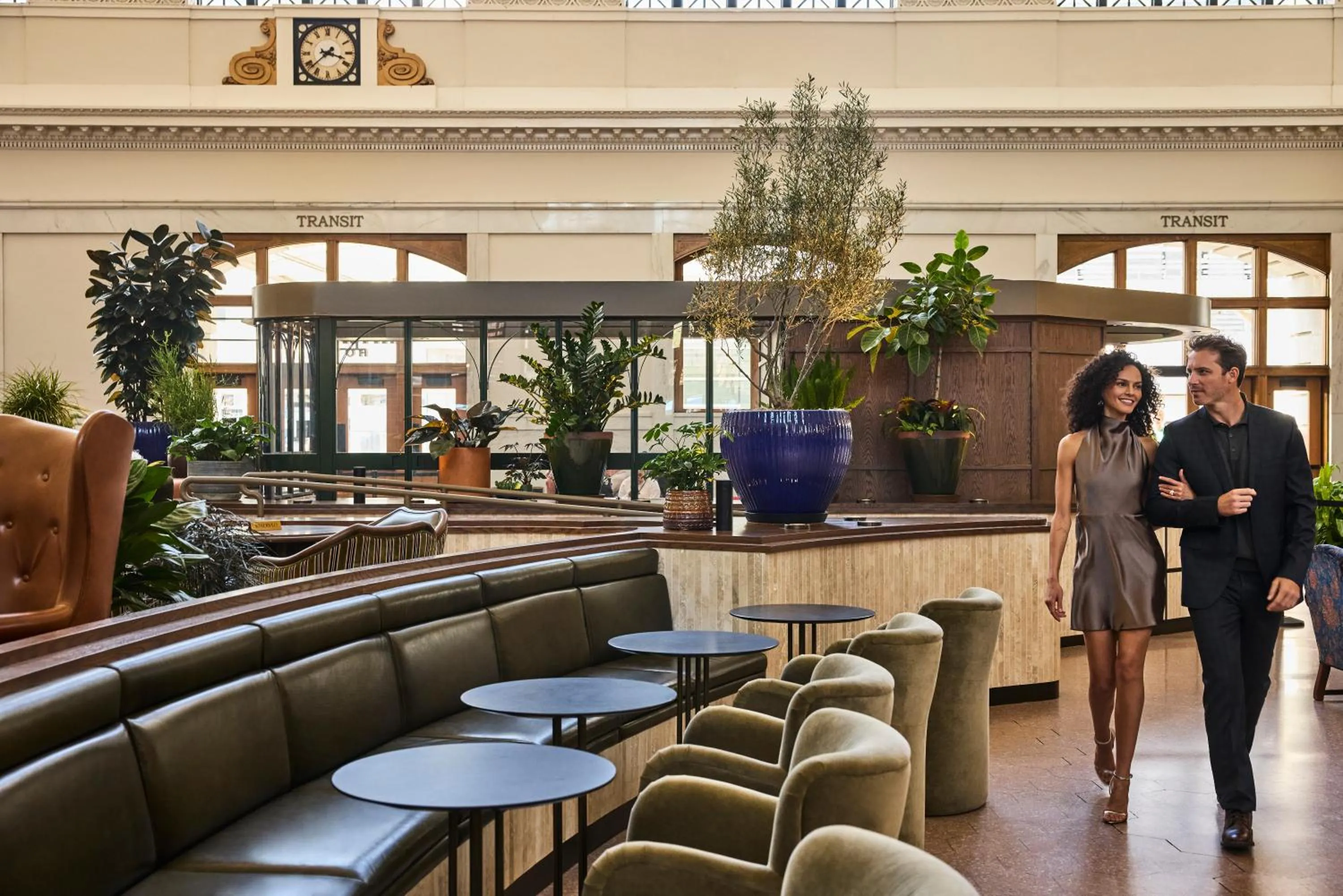 Seating area in The Crawford Hotel