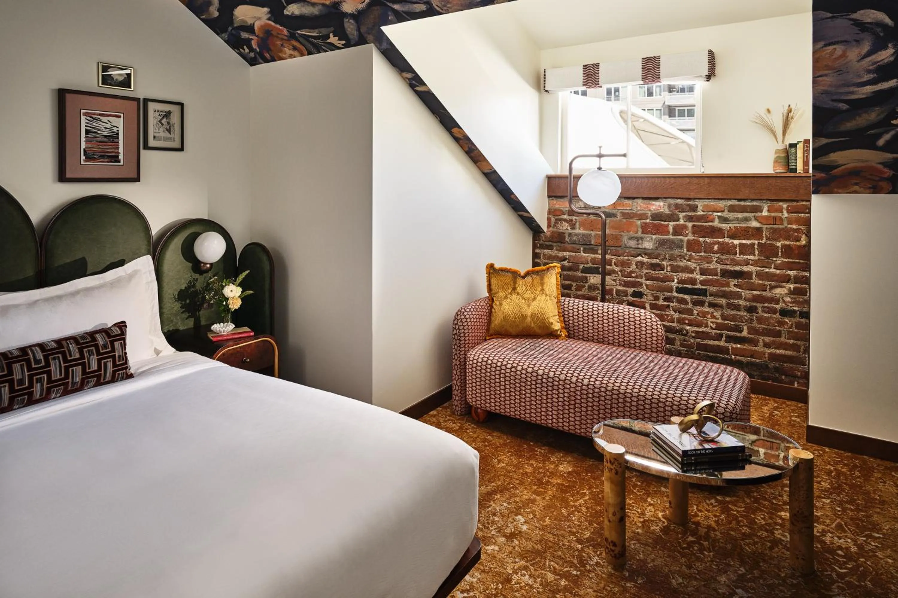 Bed in The Crawford Hotel