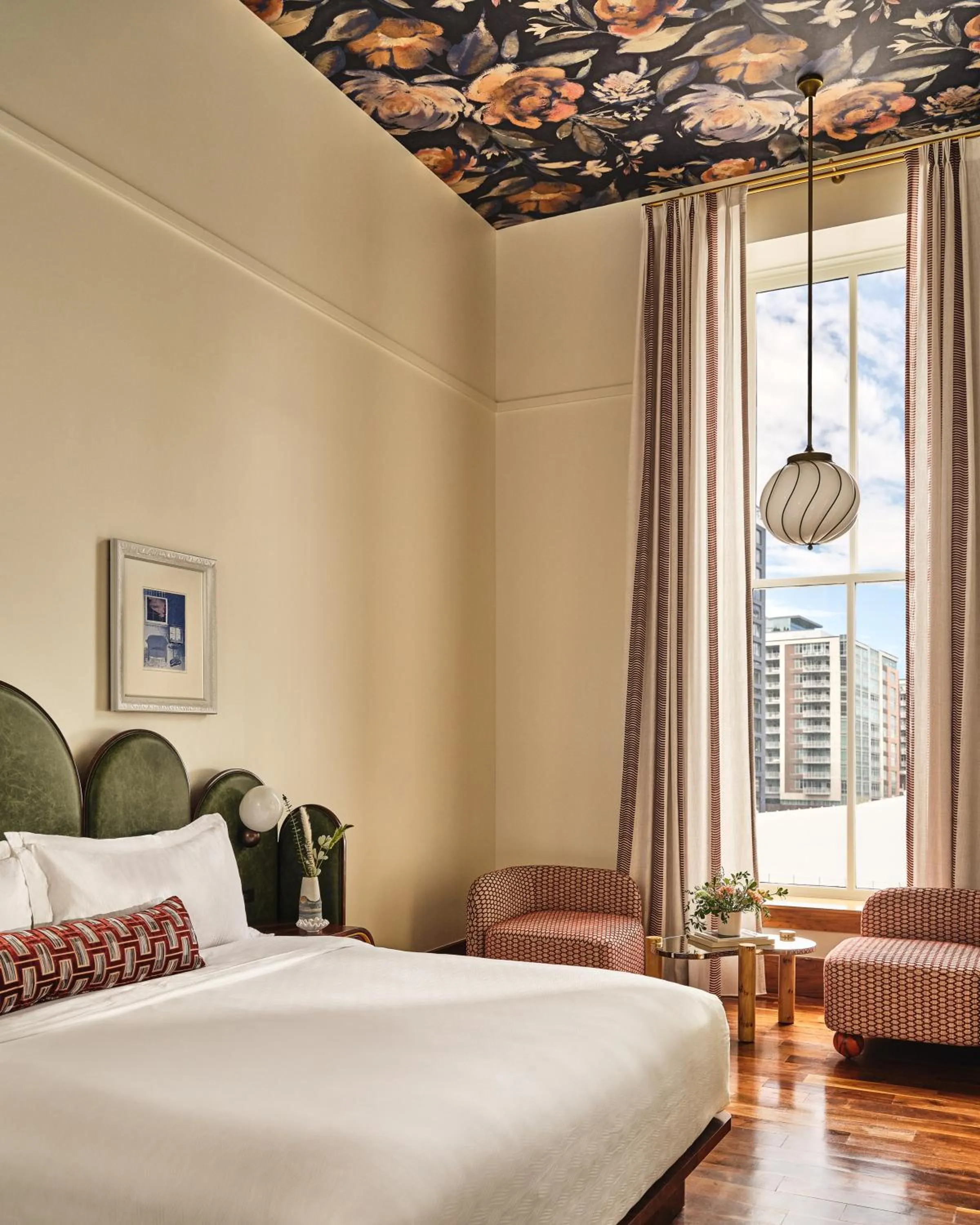 Bed in The Crawford Hotel