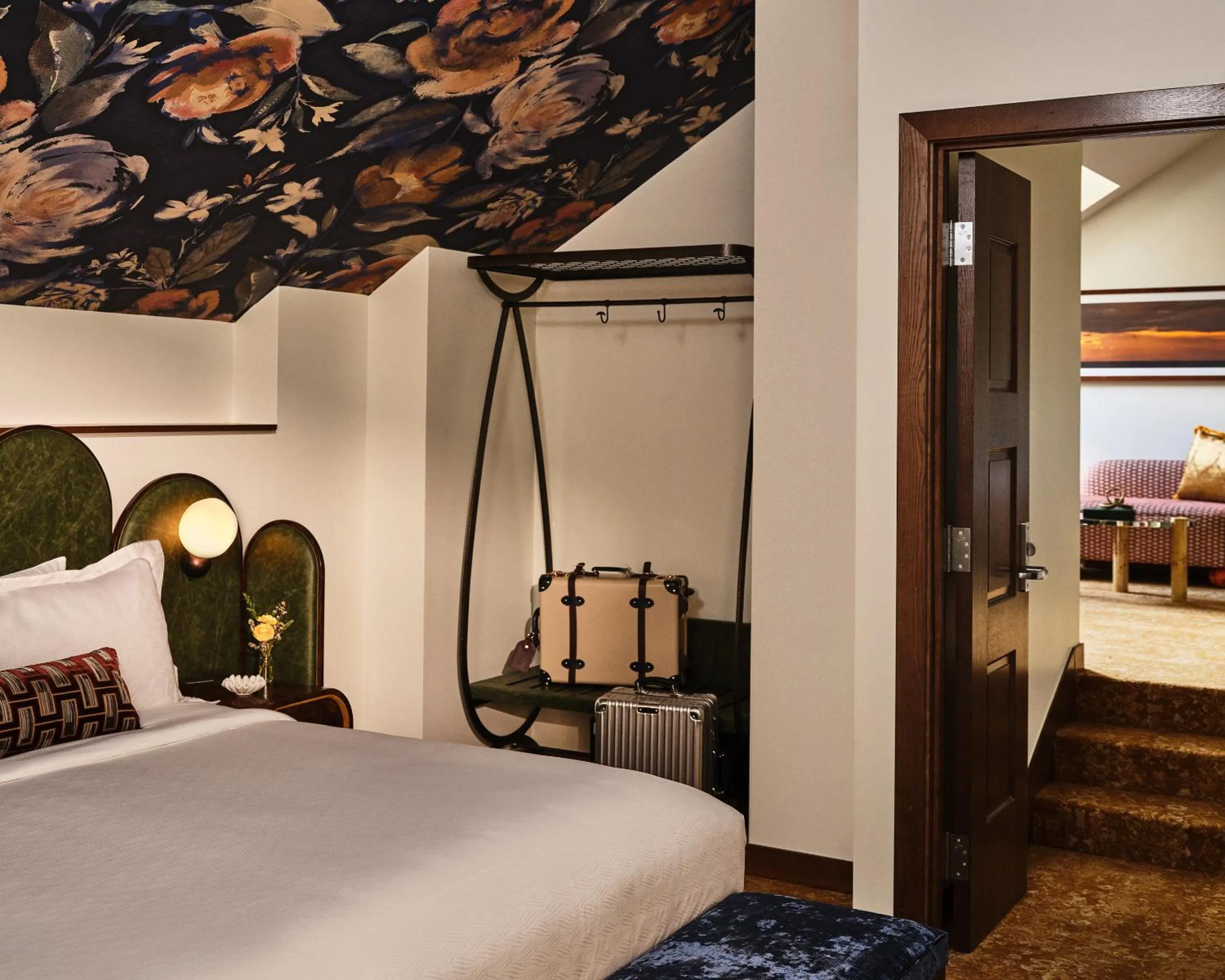 Bed in The Crawford Hotel