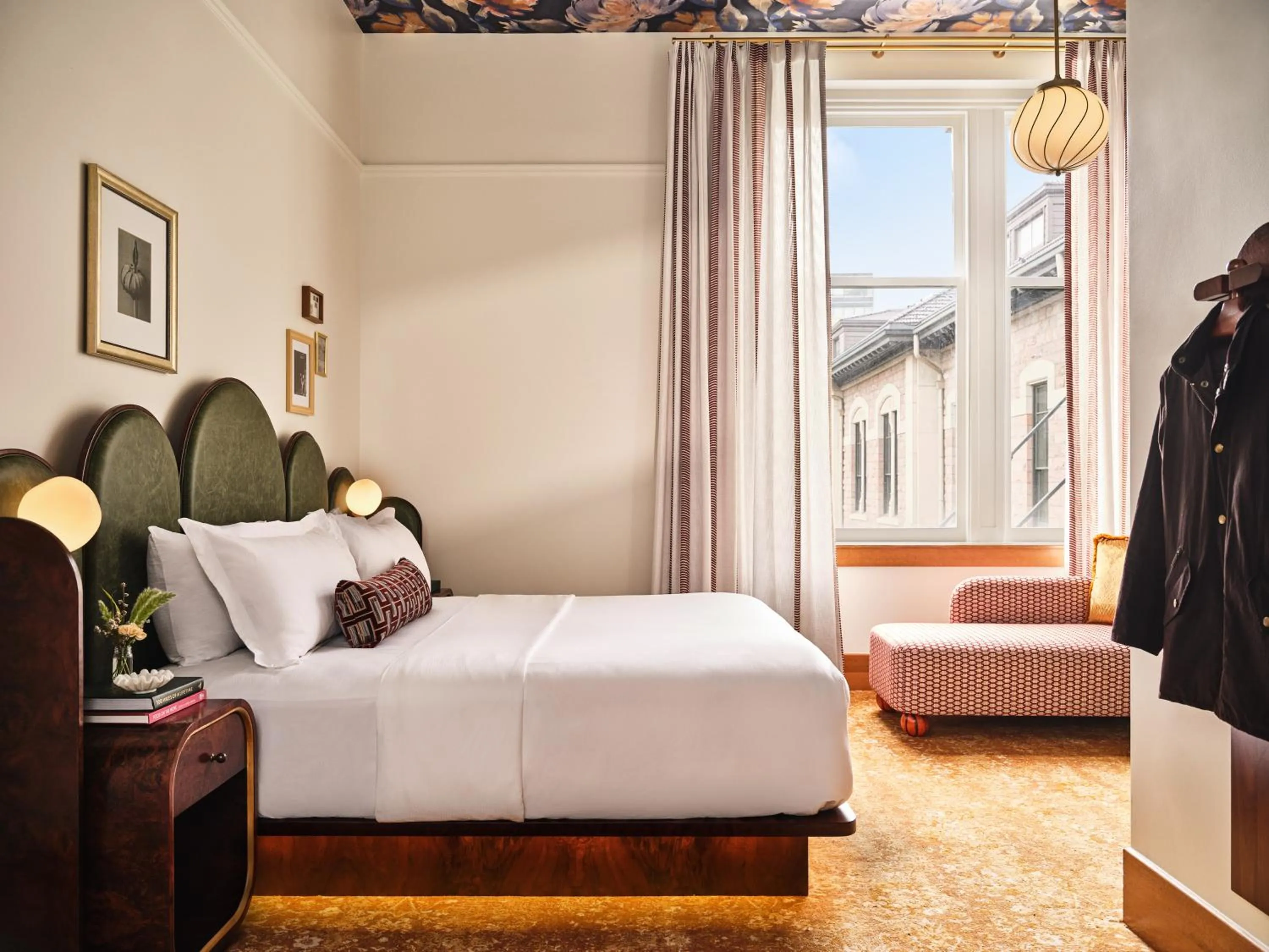 Bed in The Crawford Hotel