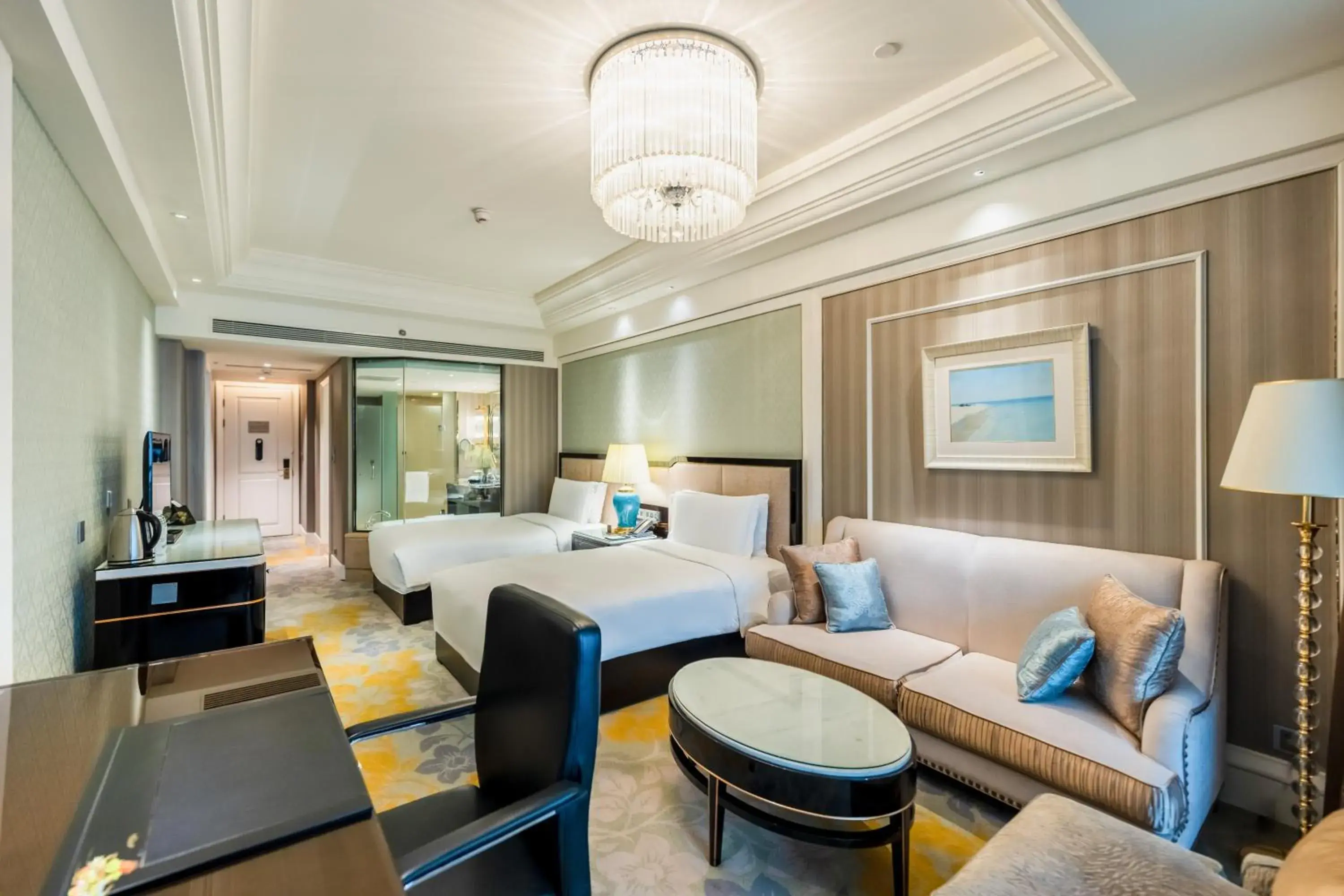 Bed in InterContinental Chengdu Global Center by IHG Bed in InterContinental Chengdu Global Center by IHG