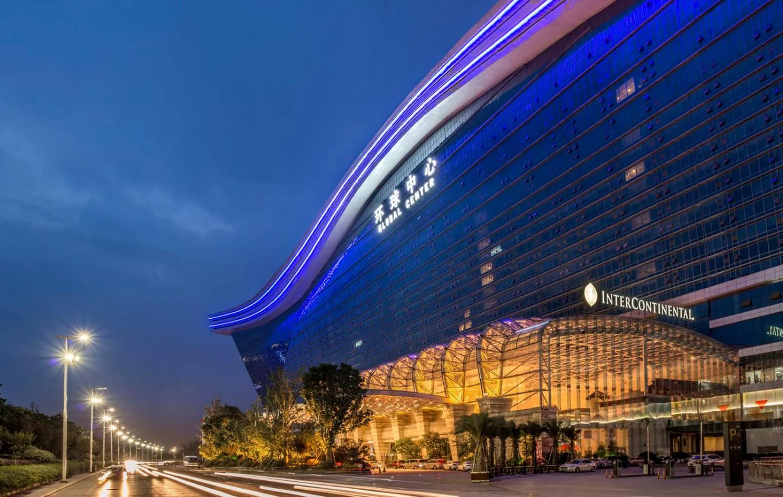 Property building in InterContinental Chengdu Global Center by IHG