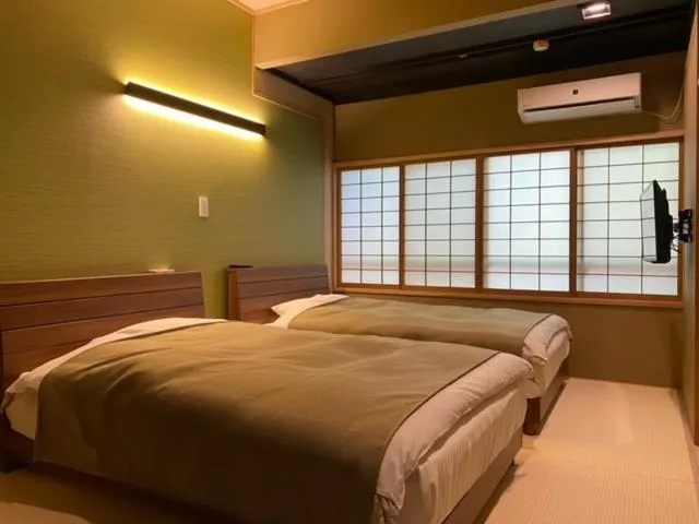 Bedroom, Bed in Yufuin Hoteiya
