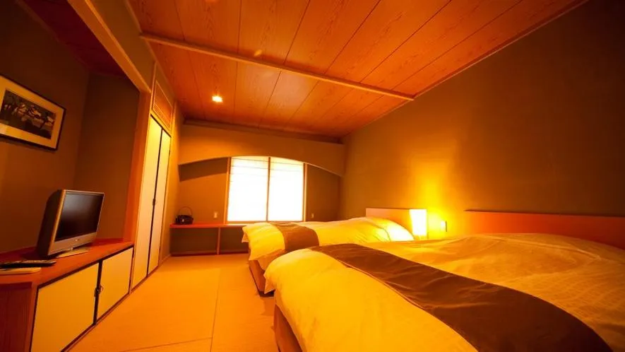 Bedroom, Bed in Yufuin Hoteiya