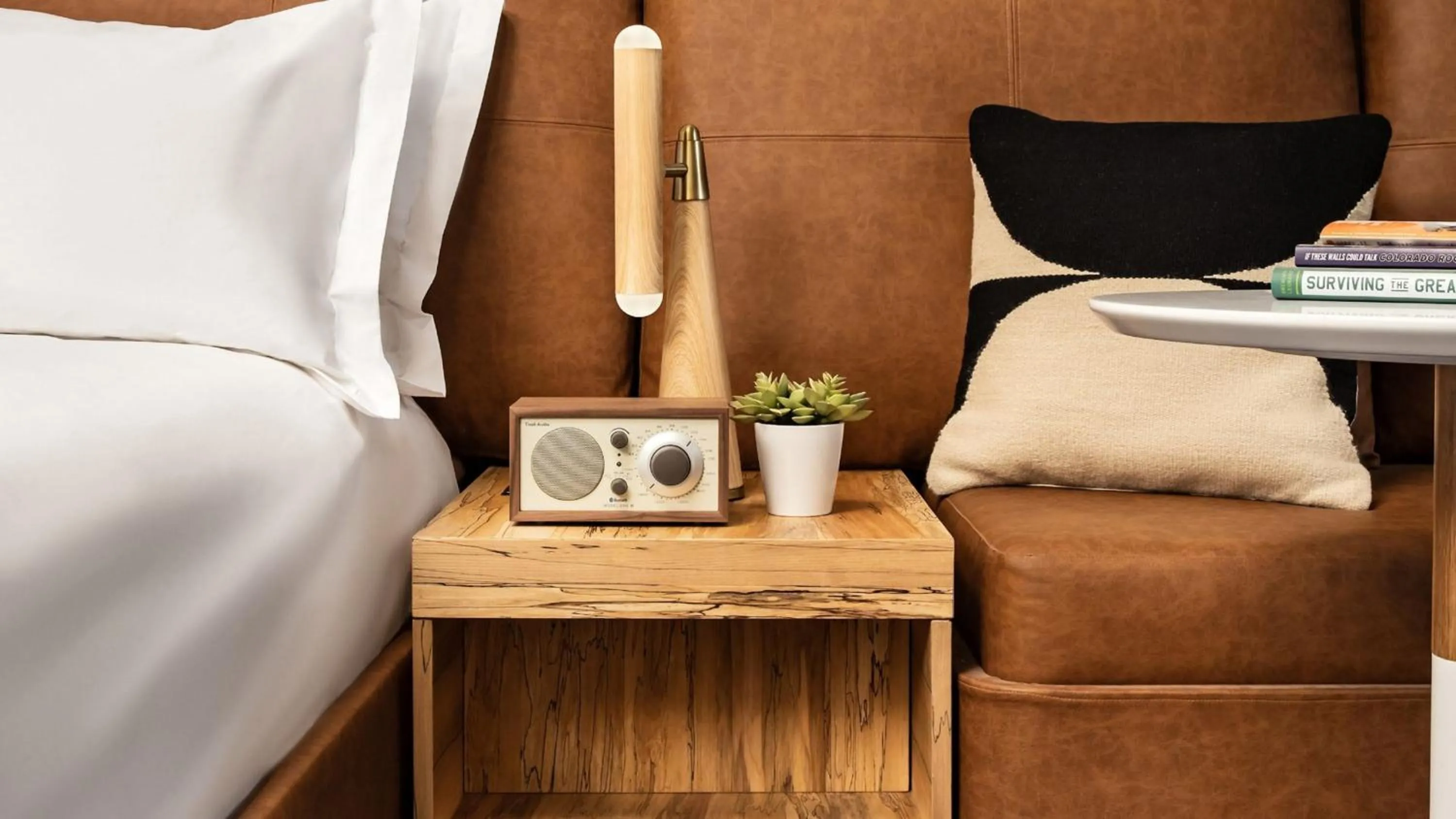 Bed in The Rally Hotel at McGregor Square