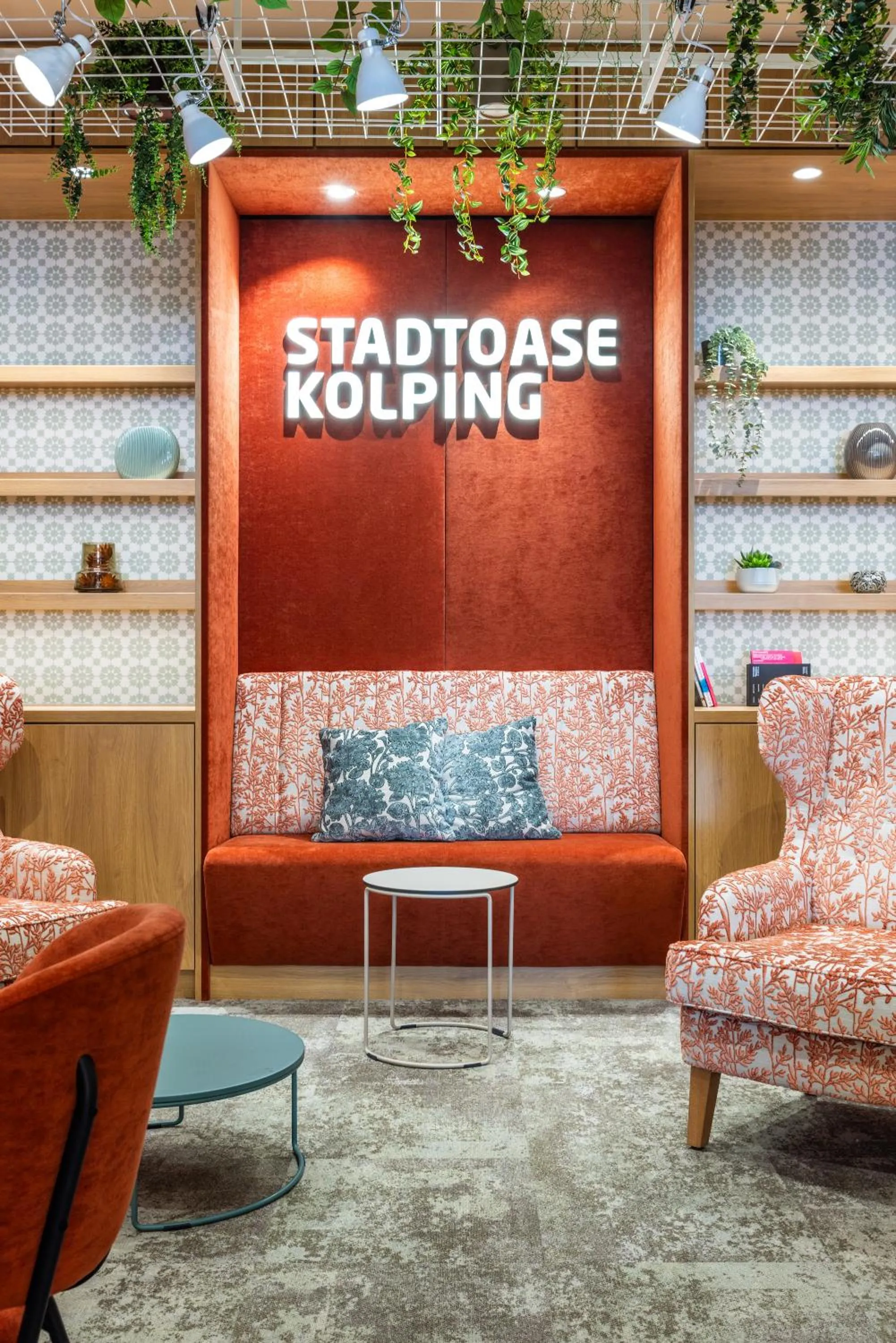 Lobby or reception in Stadtoase Kolping Hotel