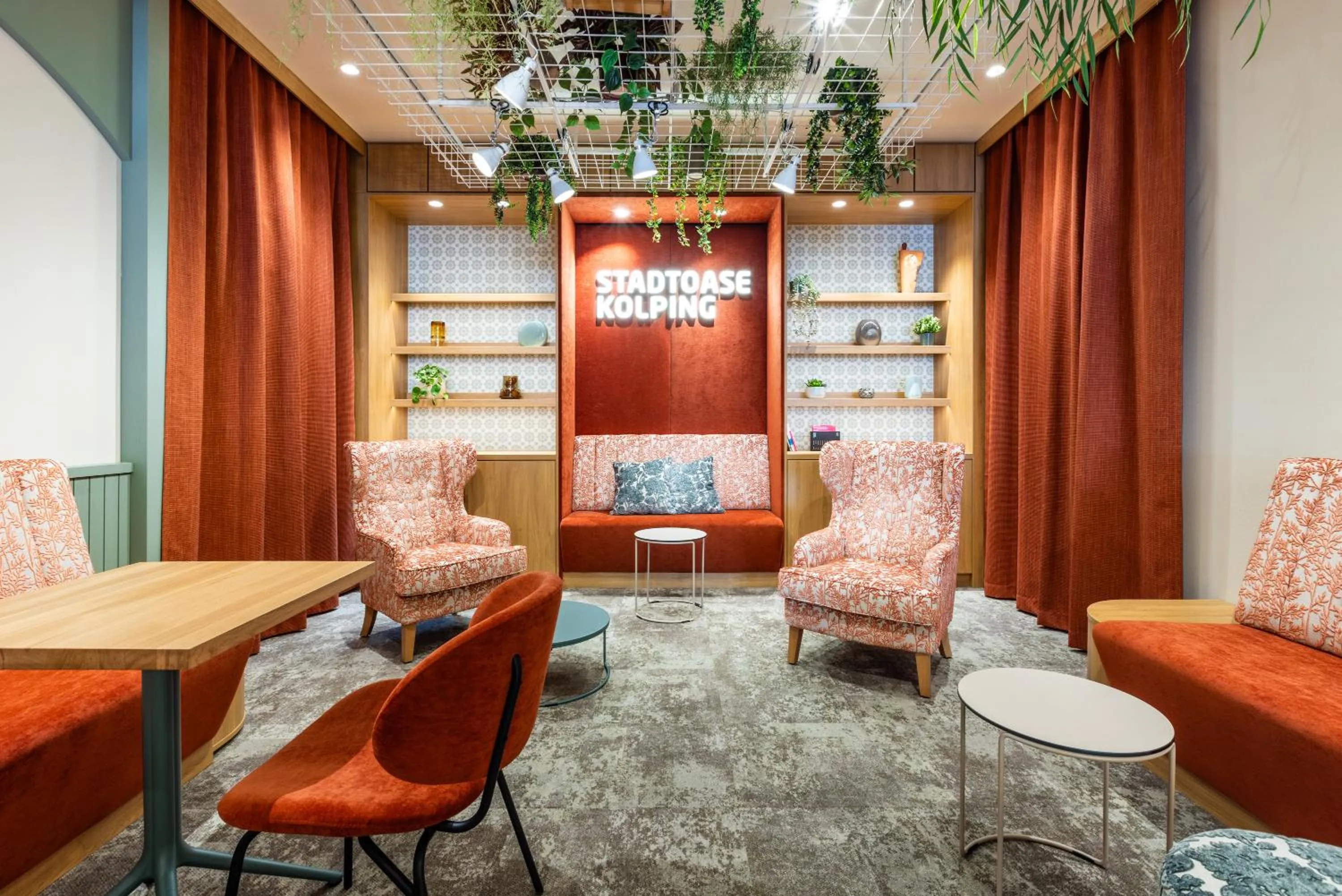 Lobby or reception in Stadtoase Kolping Hotel