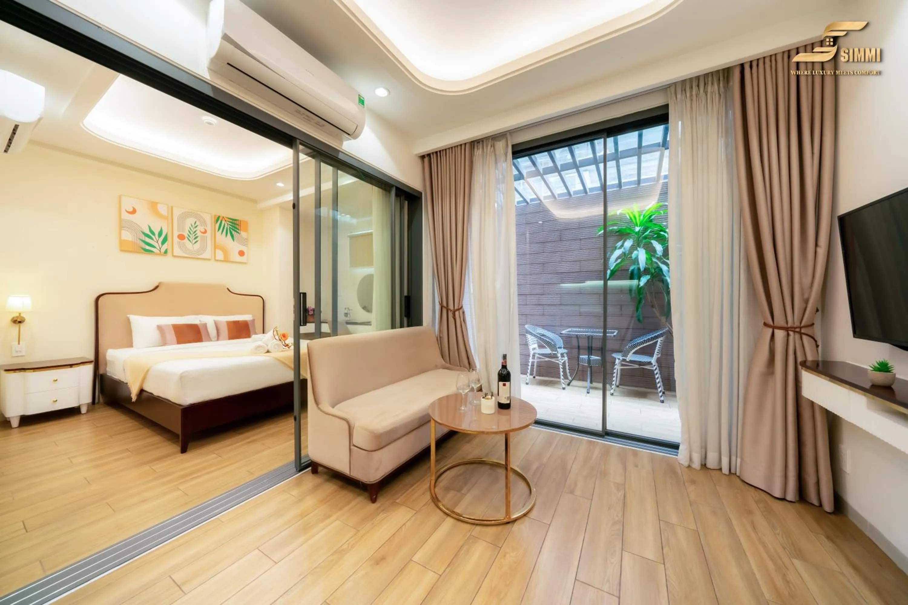 Bed in Simmi 6 Hotel & Apartment