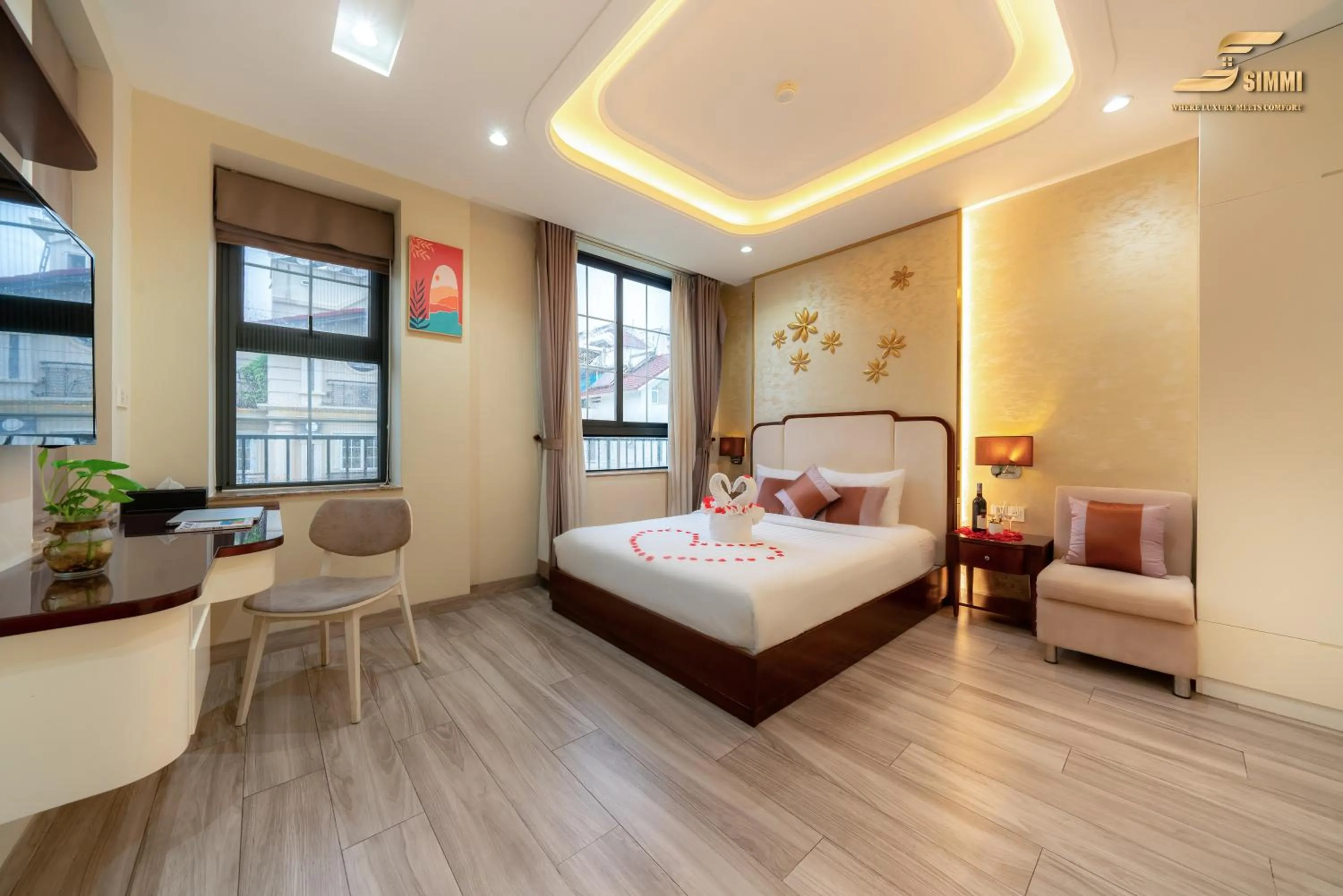 Bed in Simmi 6 Hotel & Apartment