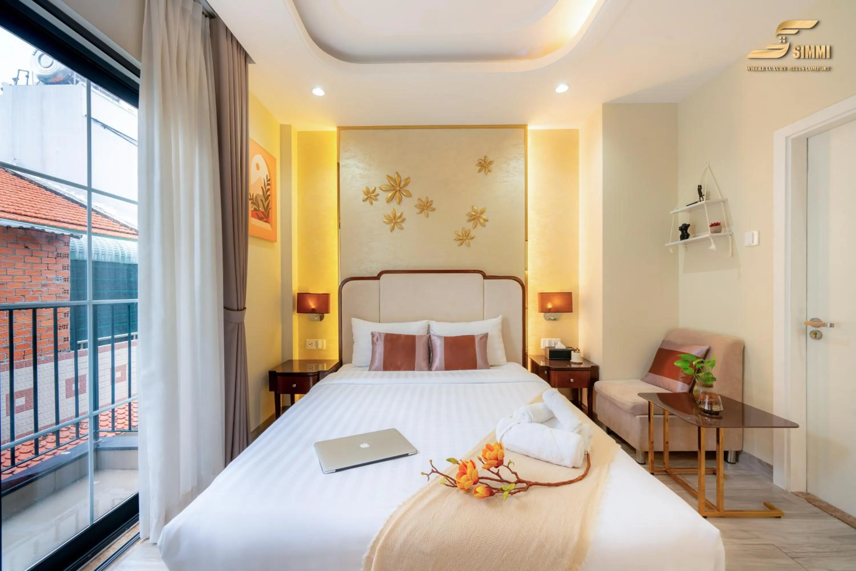 Bed in Simmi 6 Hotel & Apartment