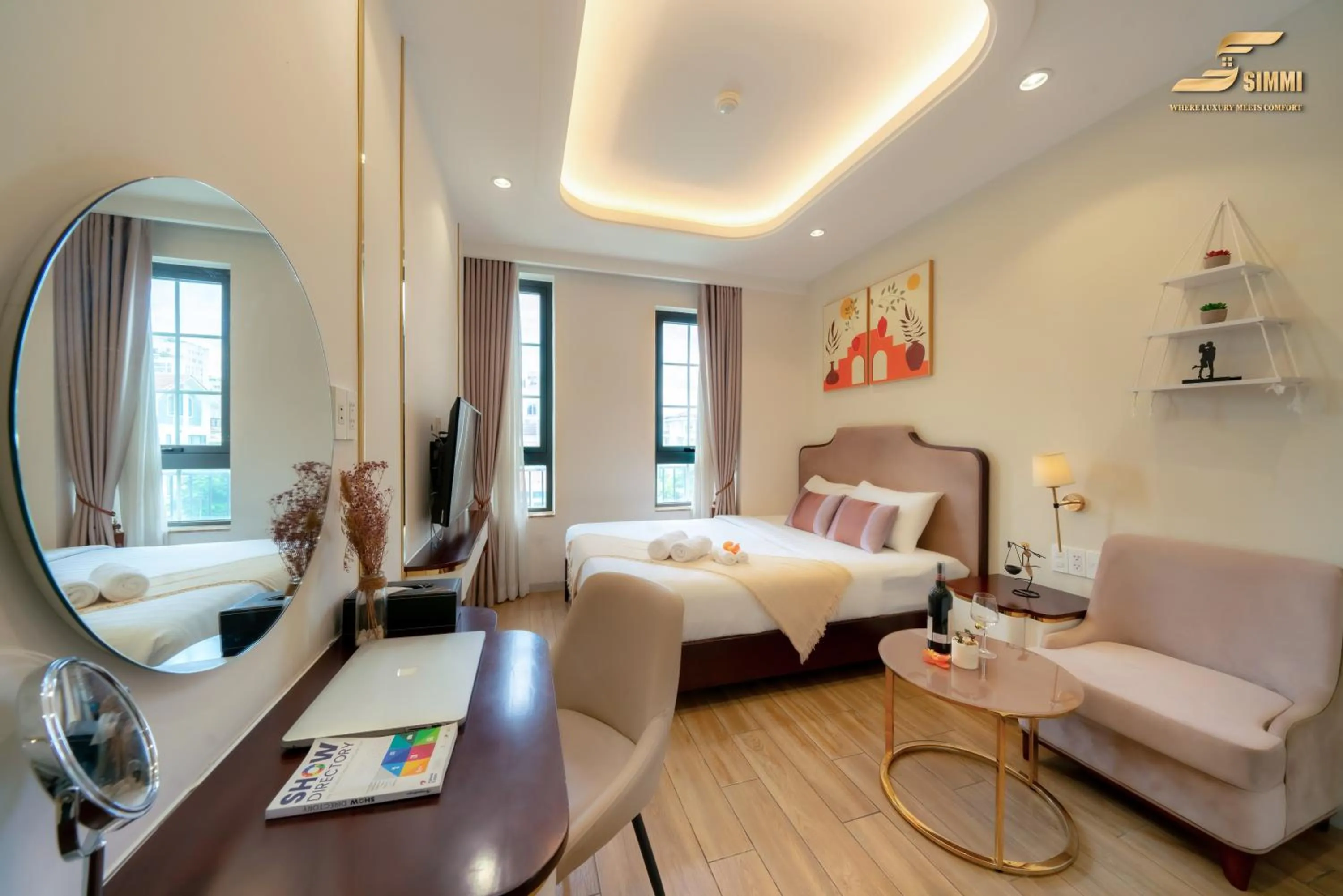 Bed in Simmi 6 Hotel & Apartment