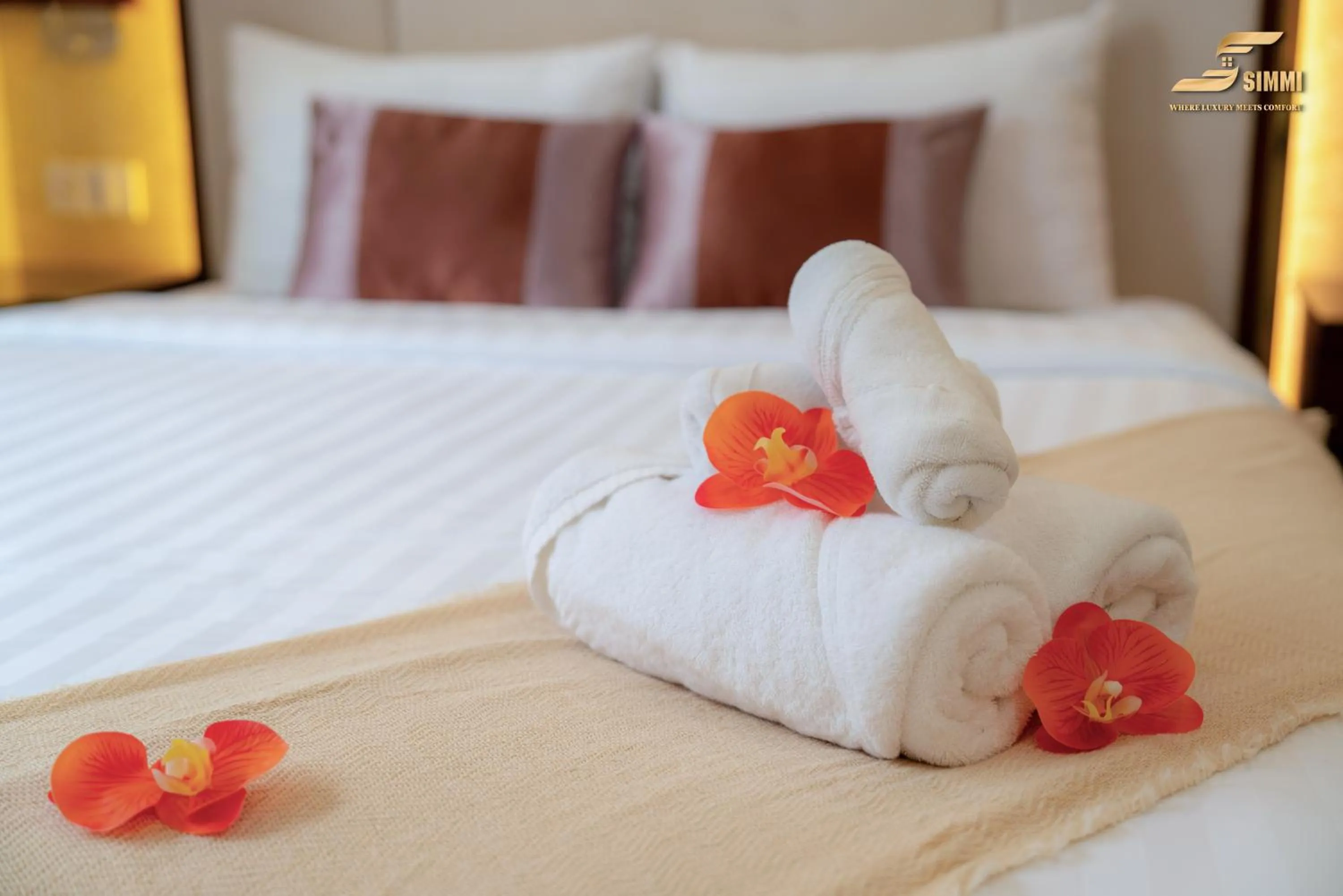 Bed in Simmi 6 Hotel & Apartment