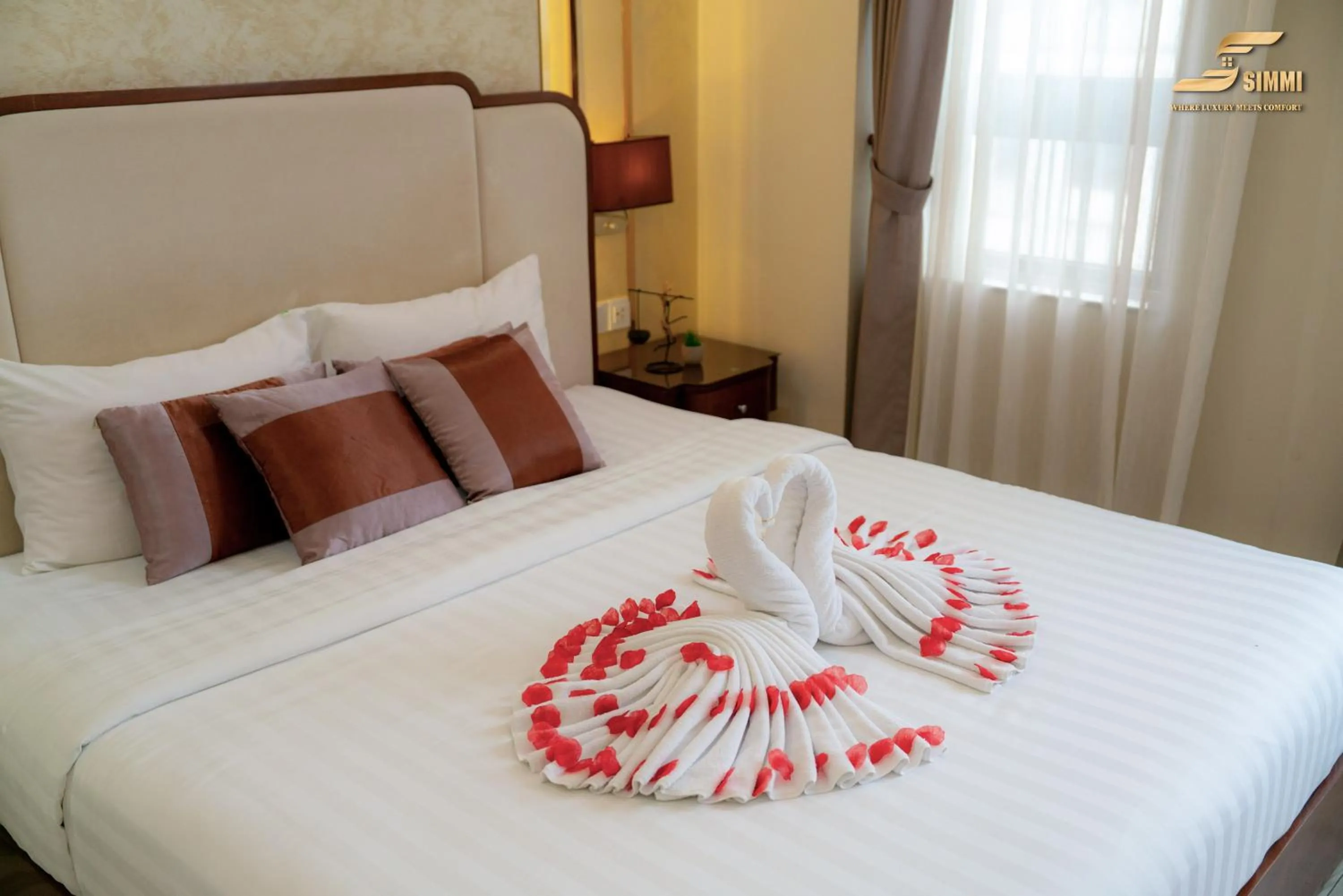 Bed in Simmi 6 Hotel & Apartment