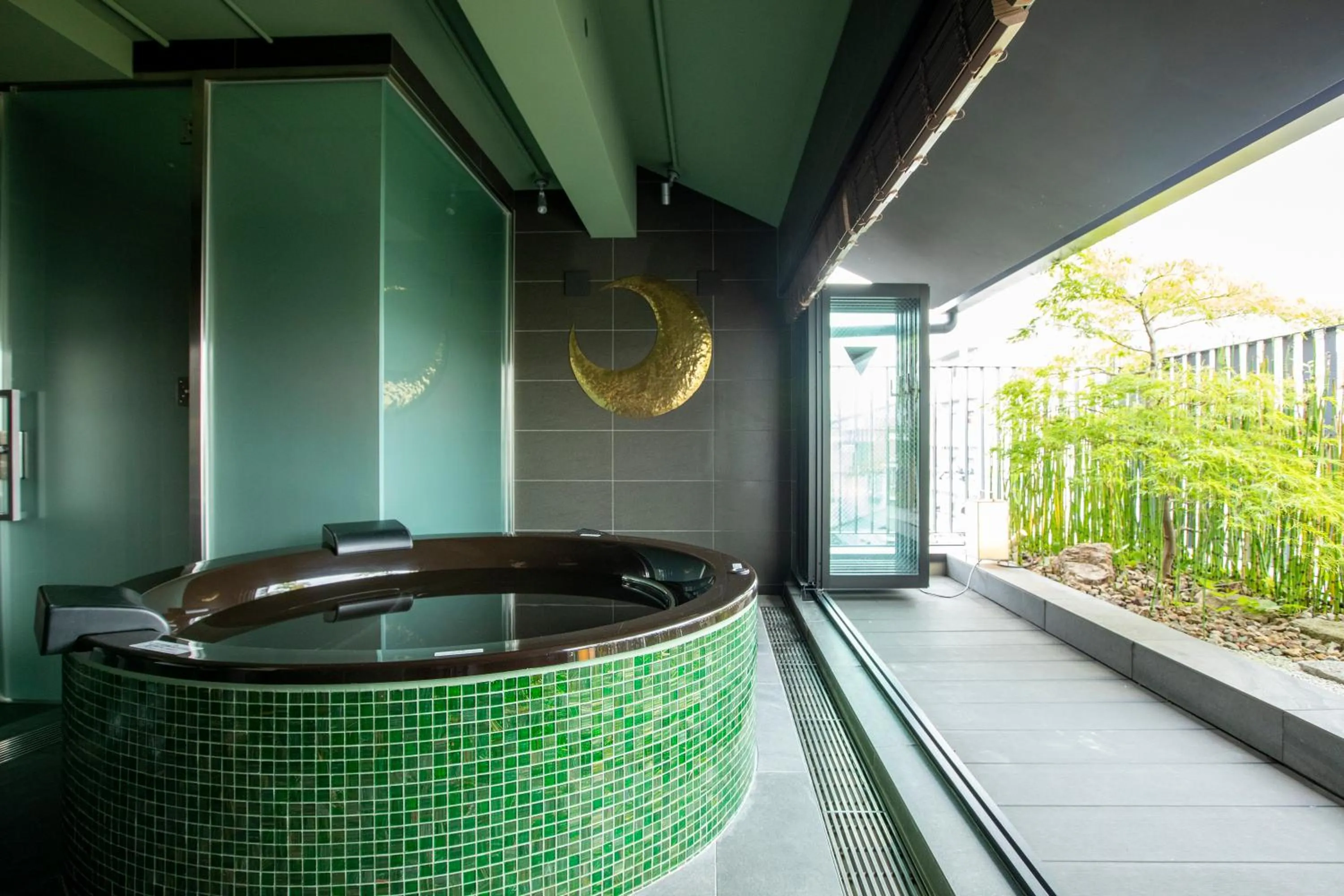 Bathroom in gallery hotel KAGUYA