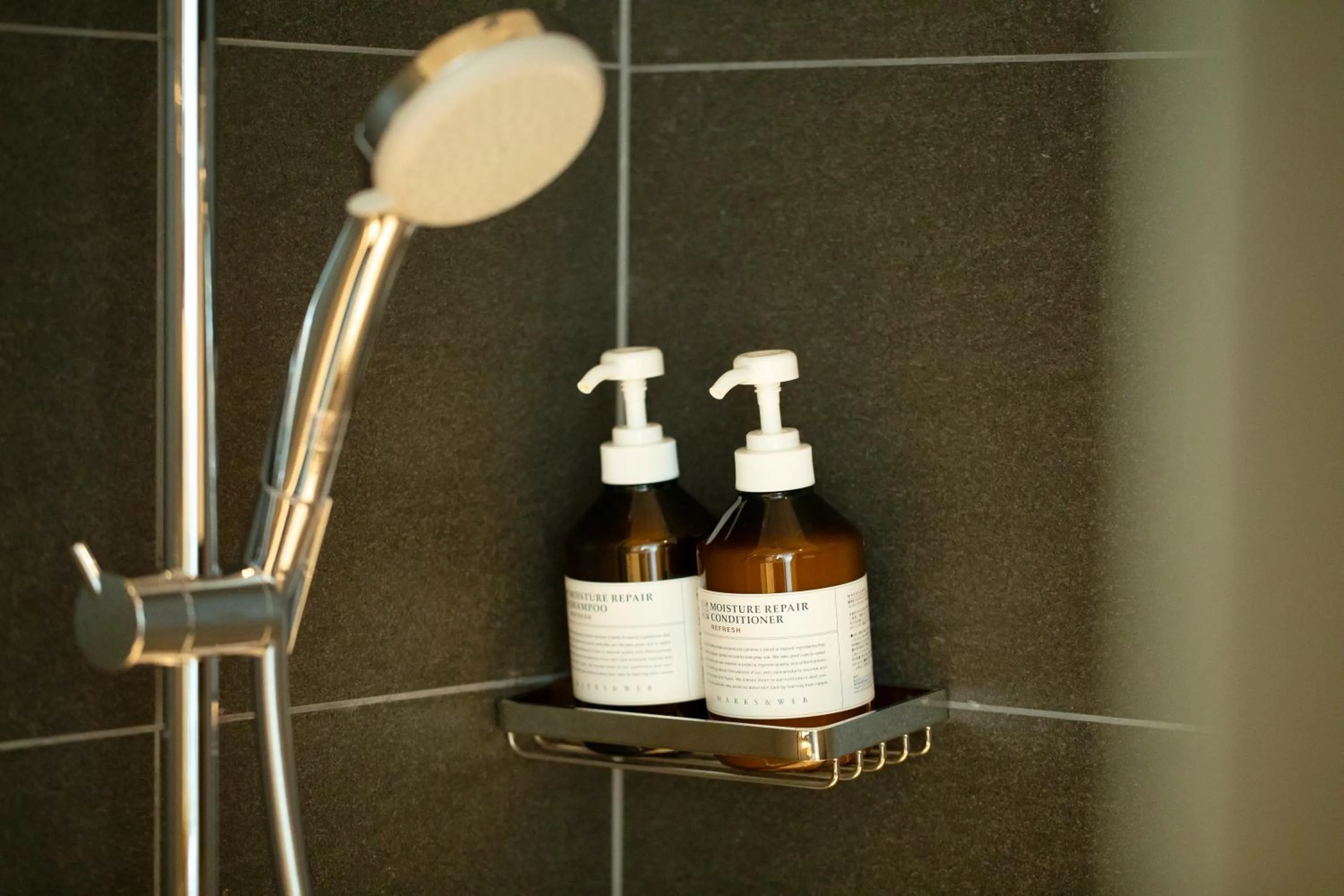 Bathroom in gallery hotel KAGUYA