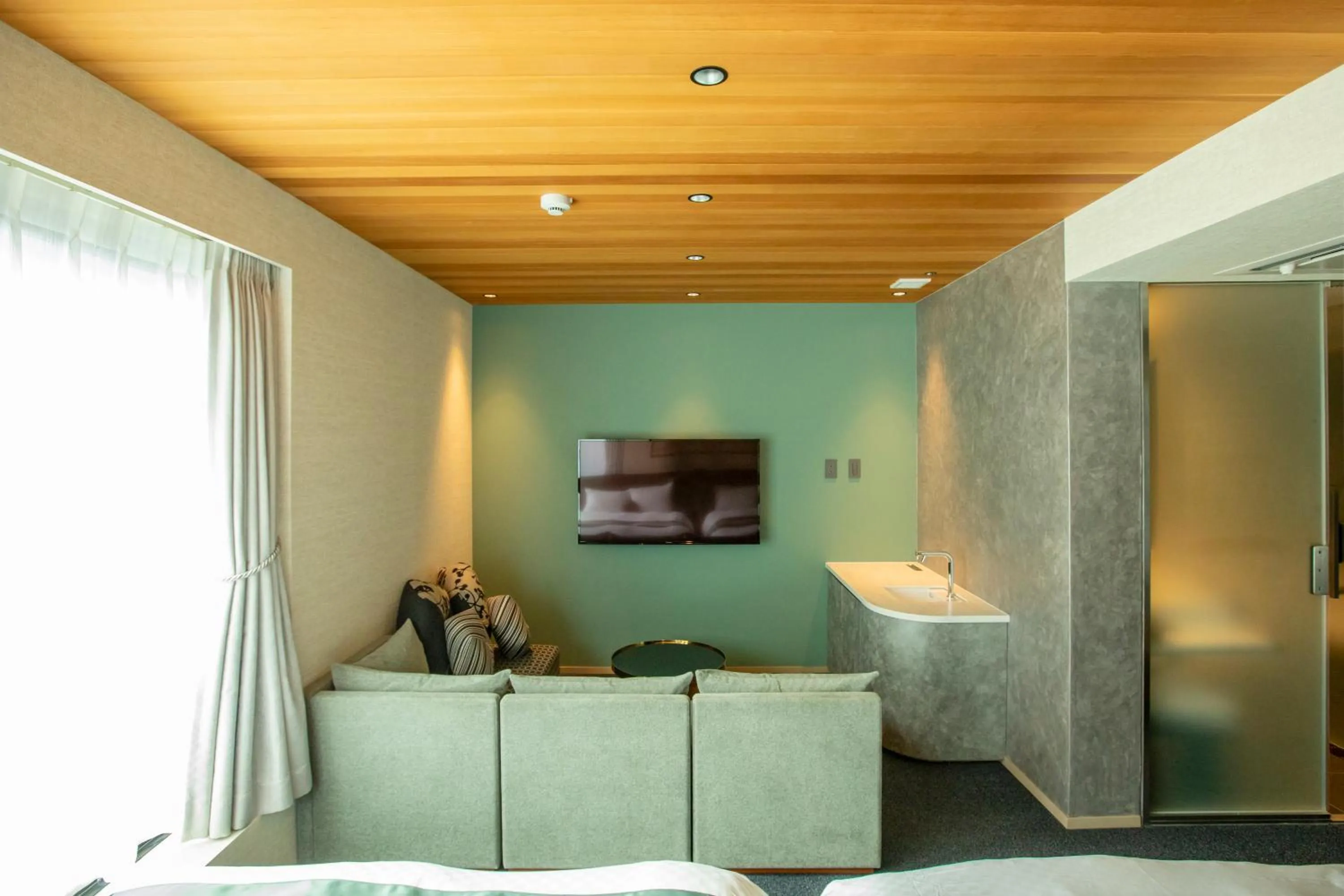 Living room in gallery hotel KAGUYA