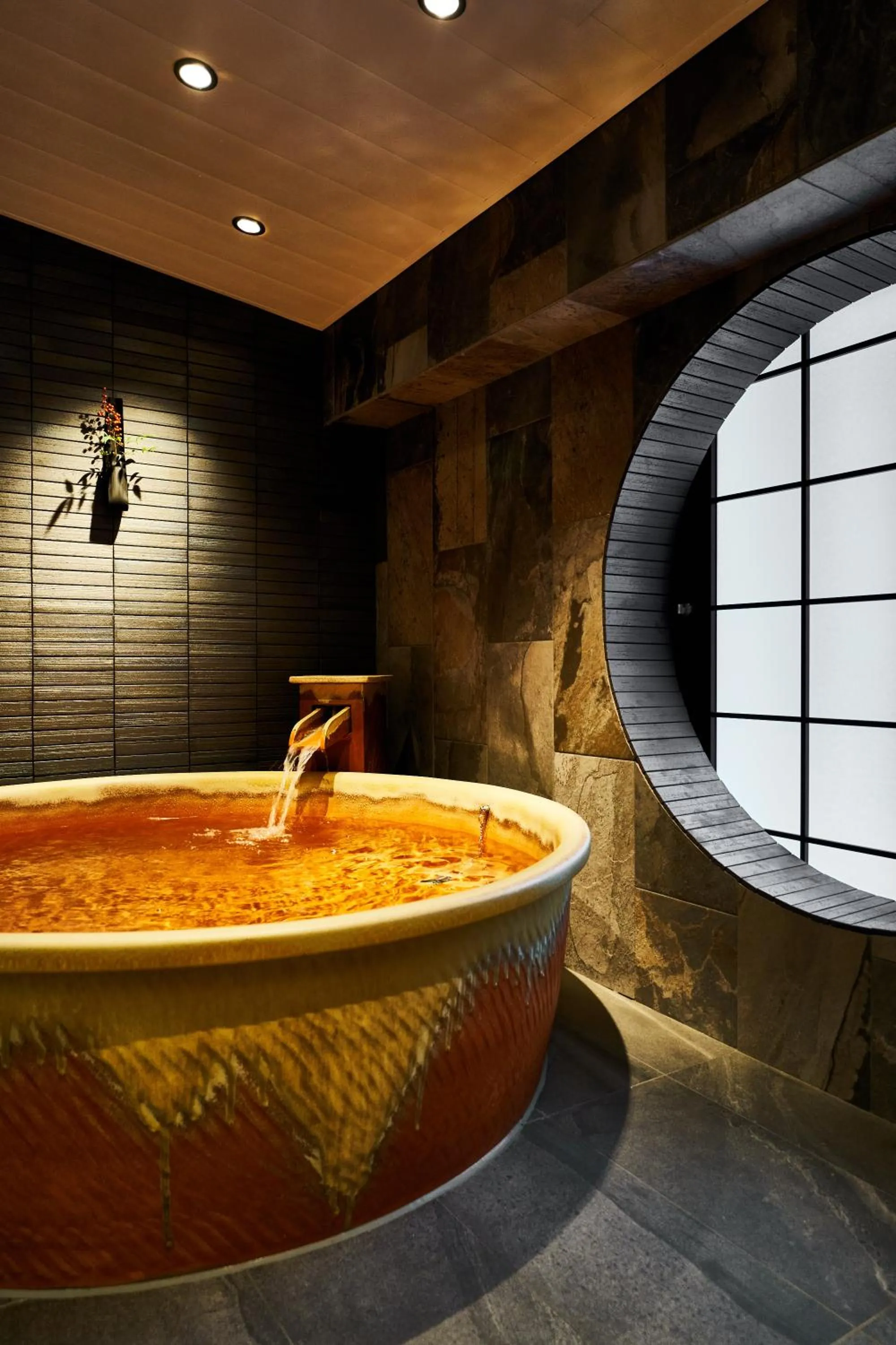 Bathroom in gallery hotel KAGUYA