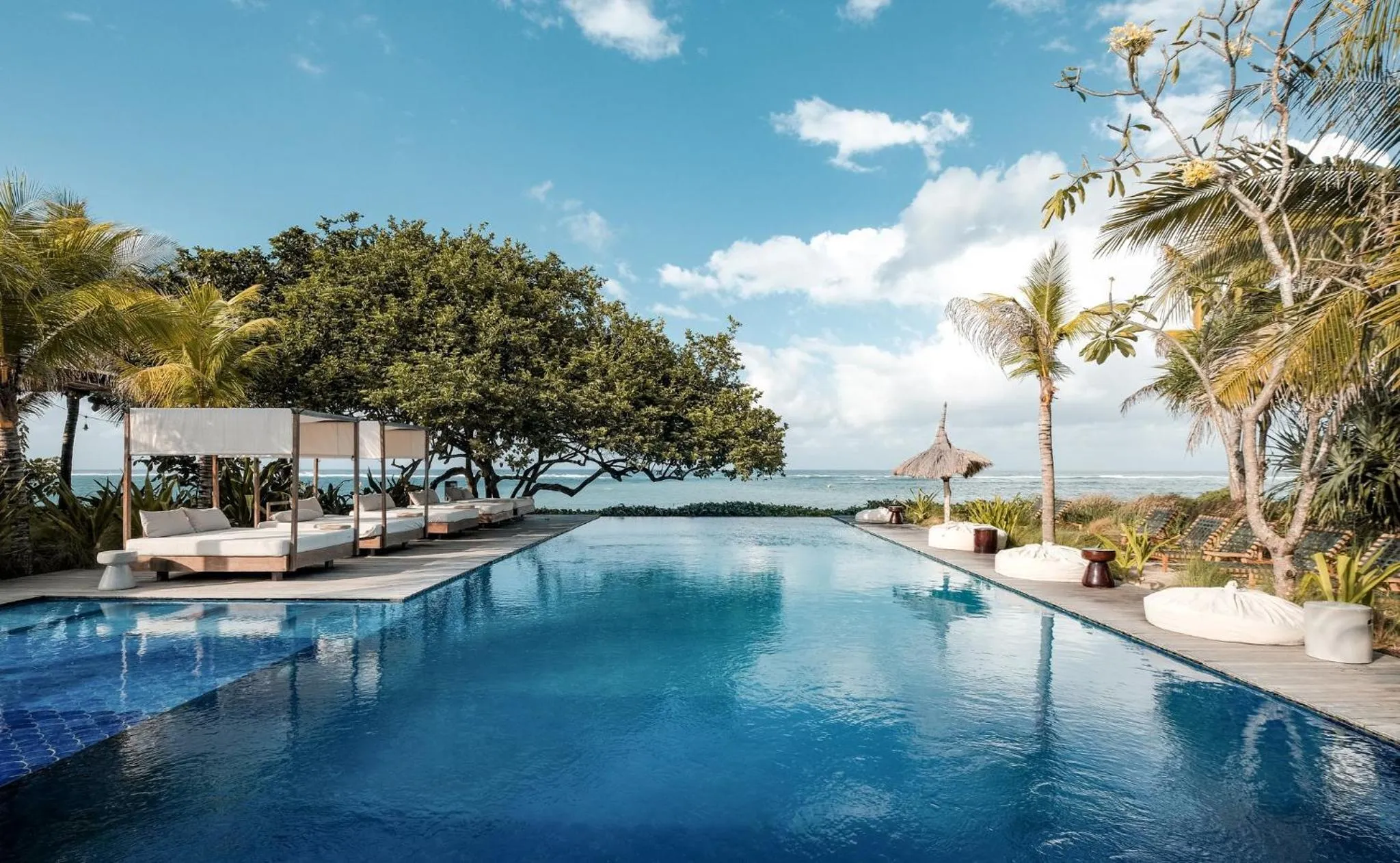 Pool view in Amber Lombok Beach Resort