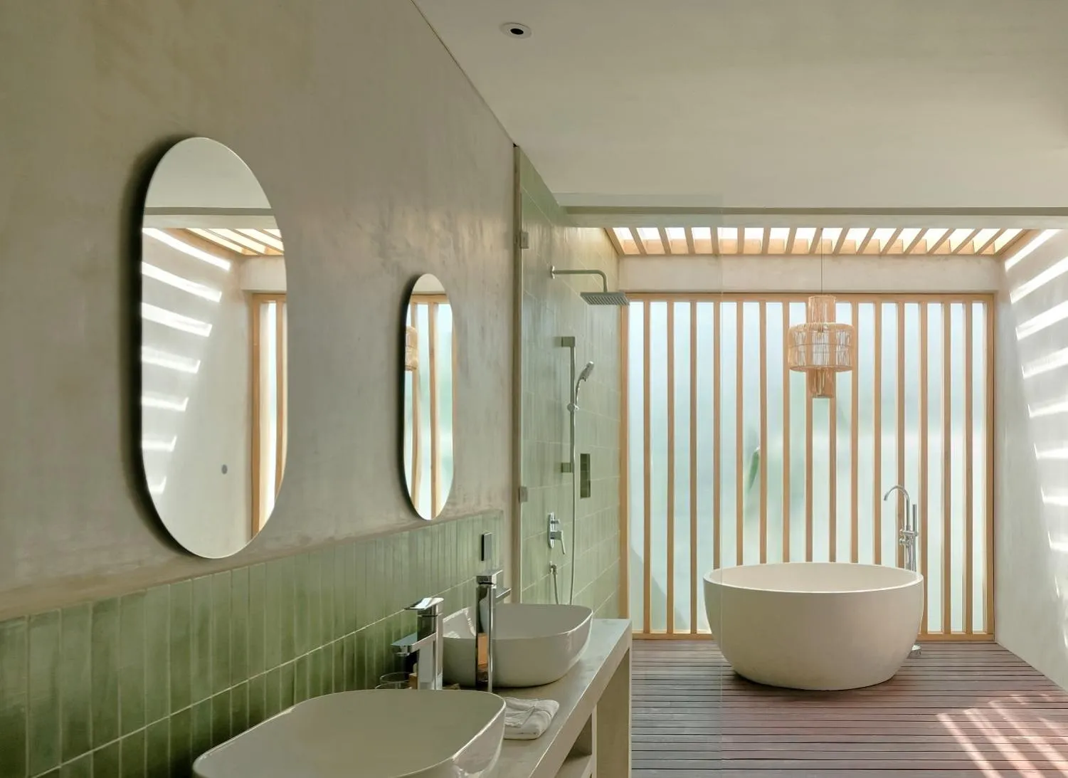 Bathroom in Amber Lombok Beach Resort