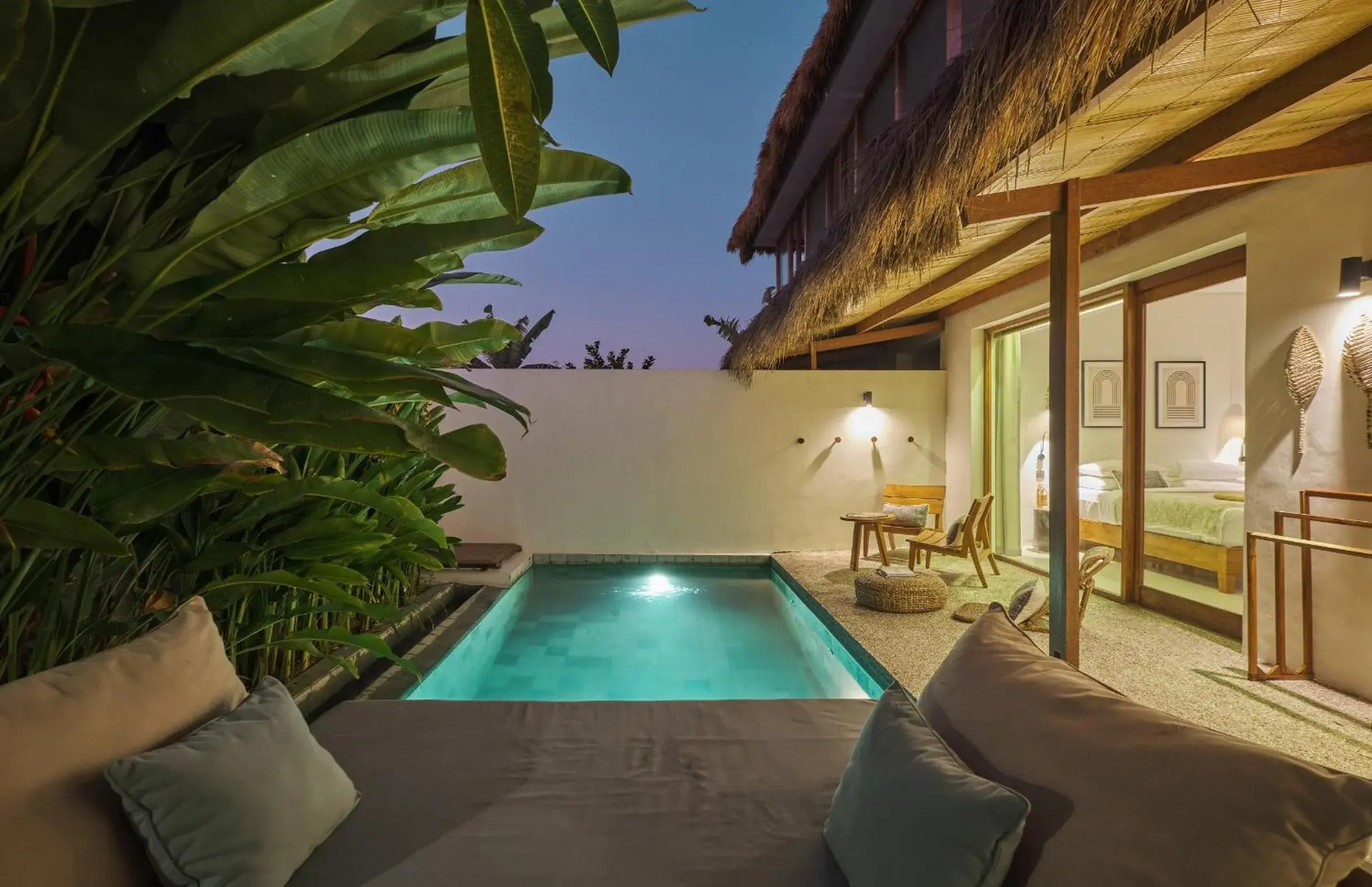 Swimming pool in Amber Lombok Beach Resort Swimming pool in Amber Lombok Beach Resort