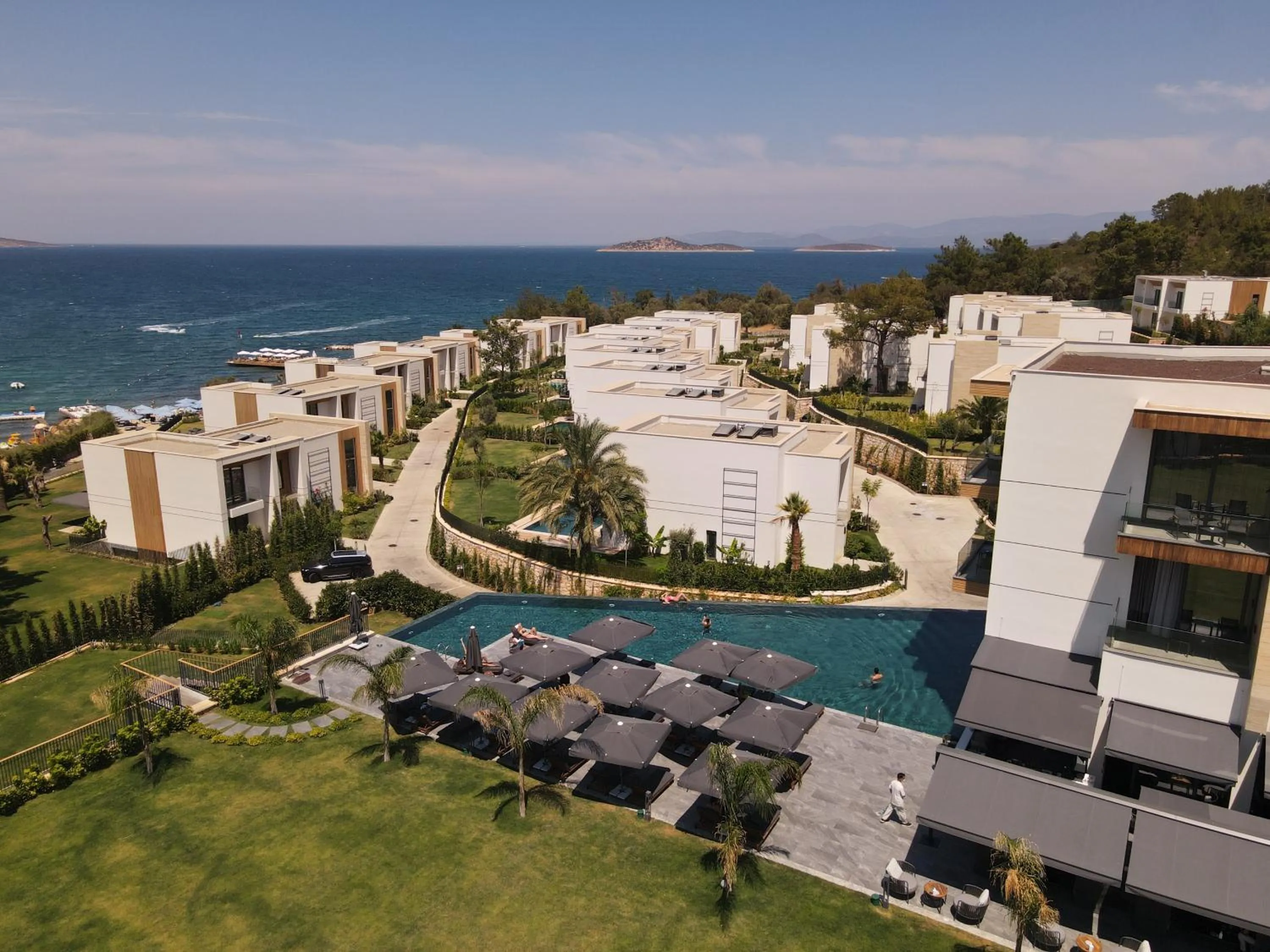 Pool view in The Norm Collection Door'a Bodrum