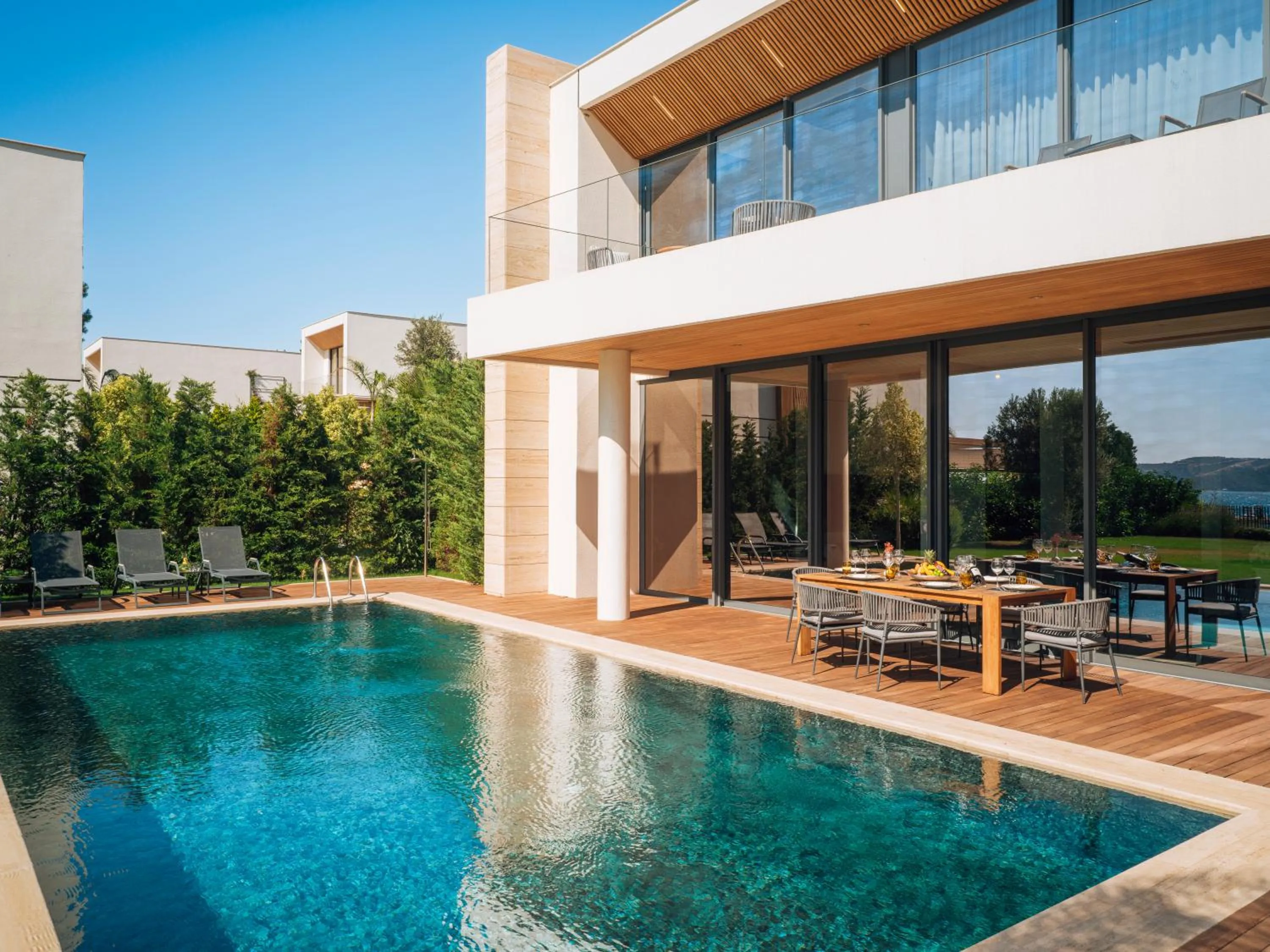 Pool view in The Norm Collection Door'a Bodrum