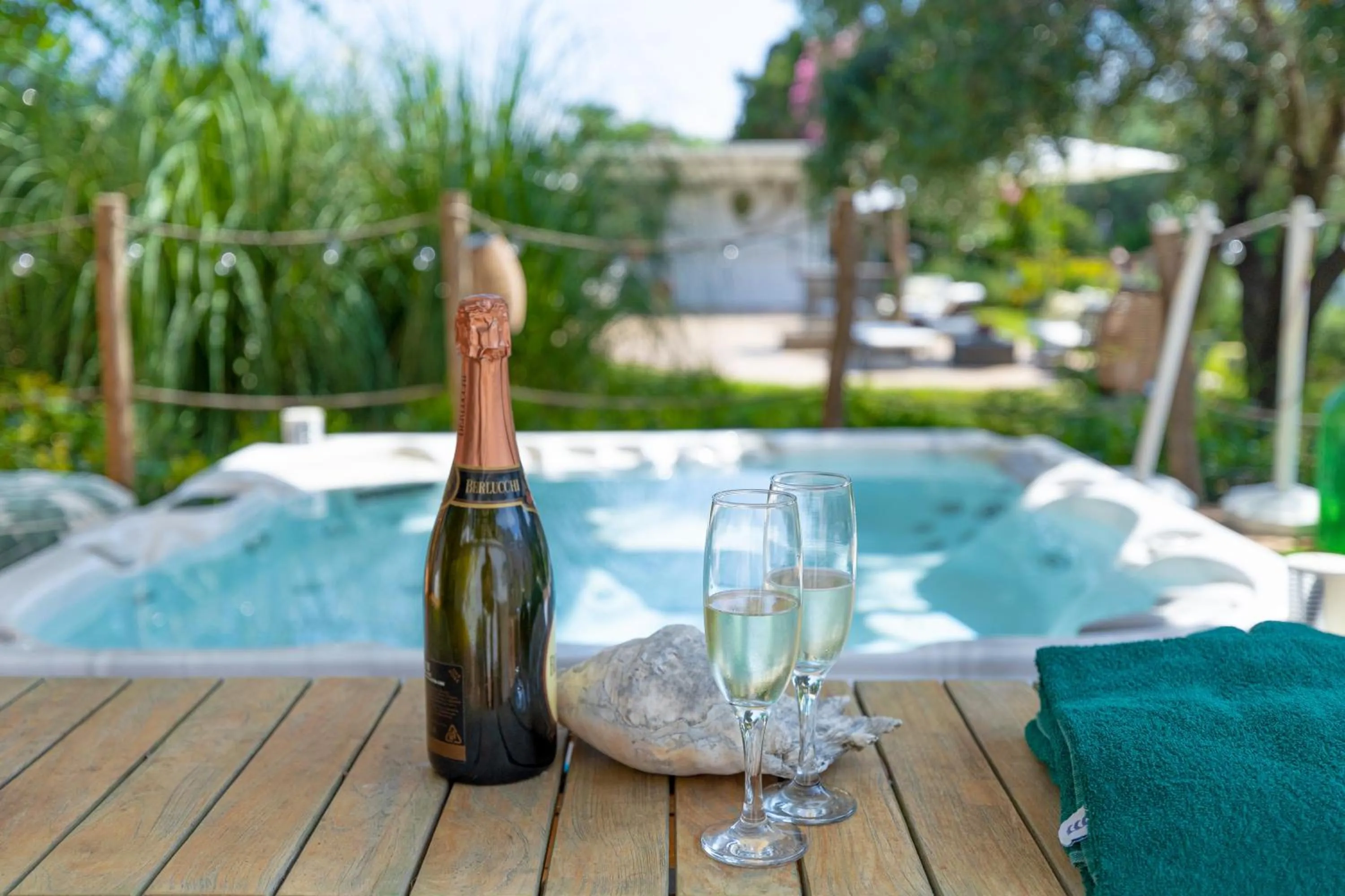 Pool view in Cantine Cipri Resort