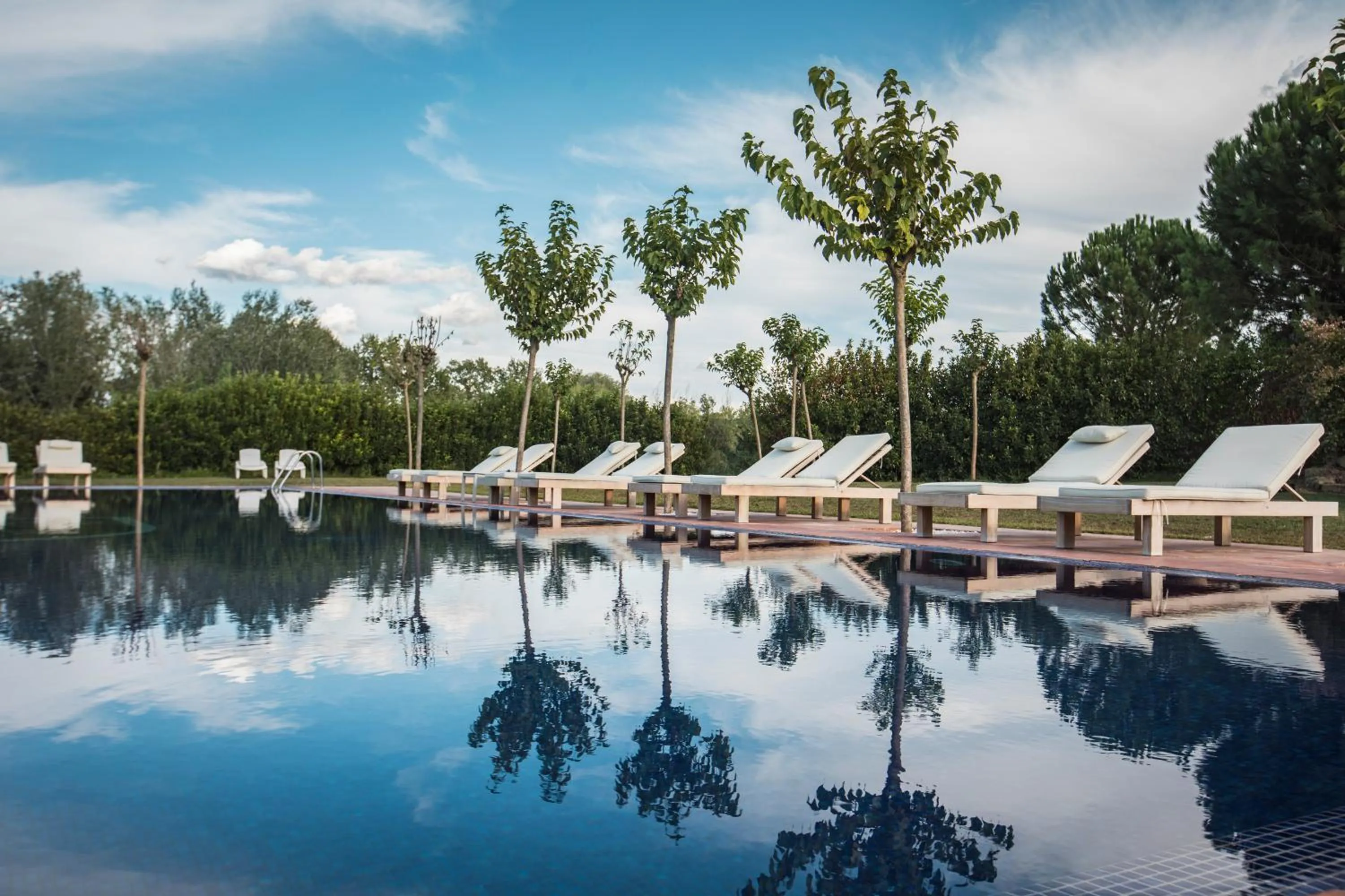 Swimming pool in Les Cabanes de l'Oller del Mas