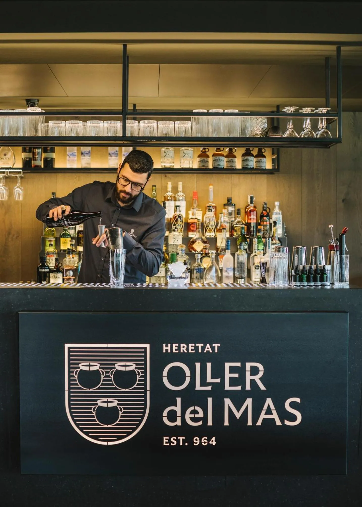 Lounge or bar in Les Cabanes de l'Oller del Mas