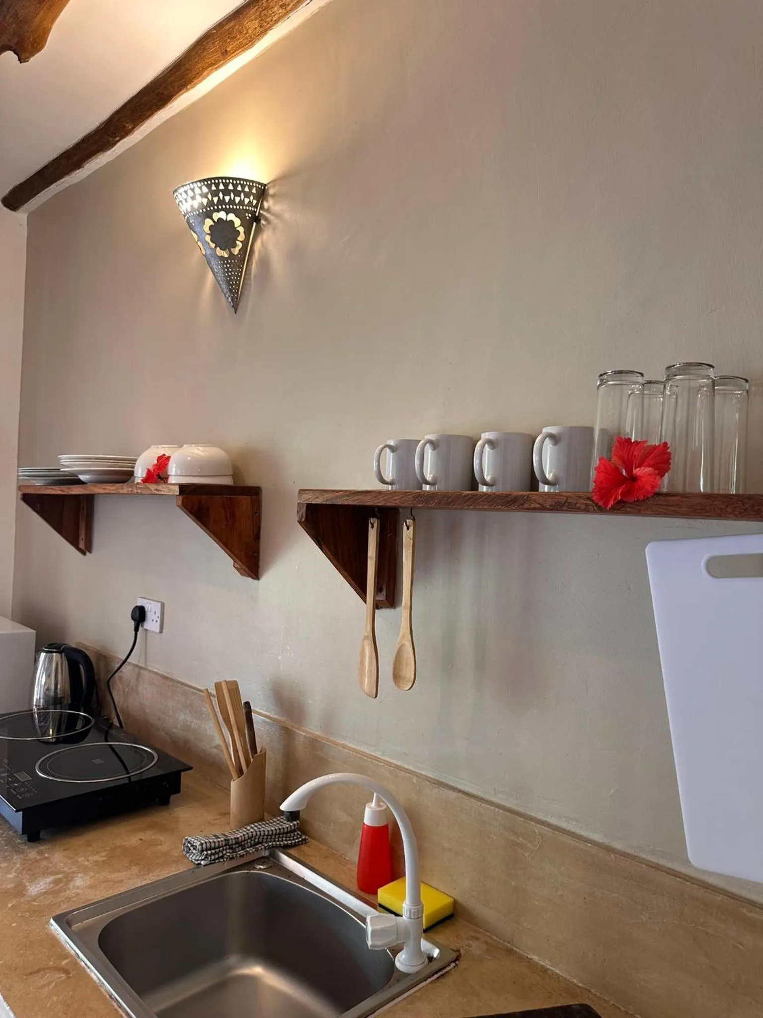 Kitchen or kitchenette in Lapili Residence