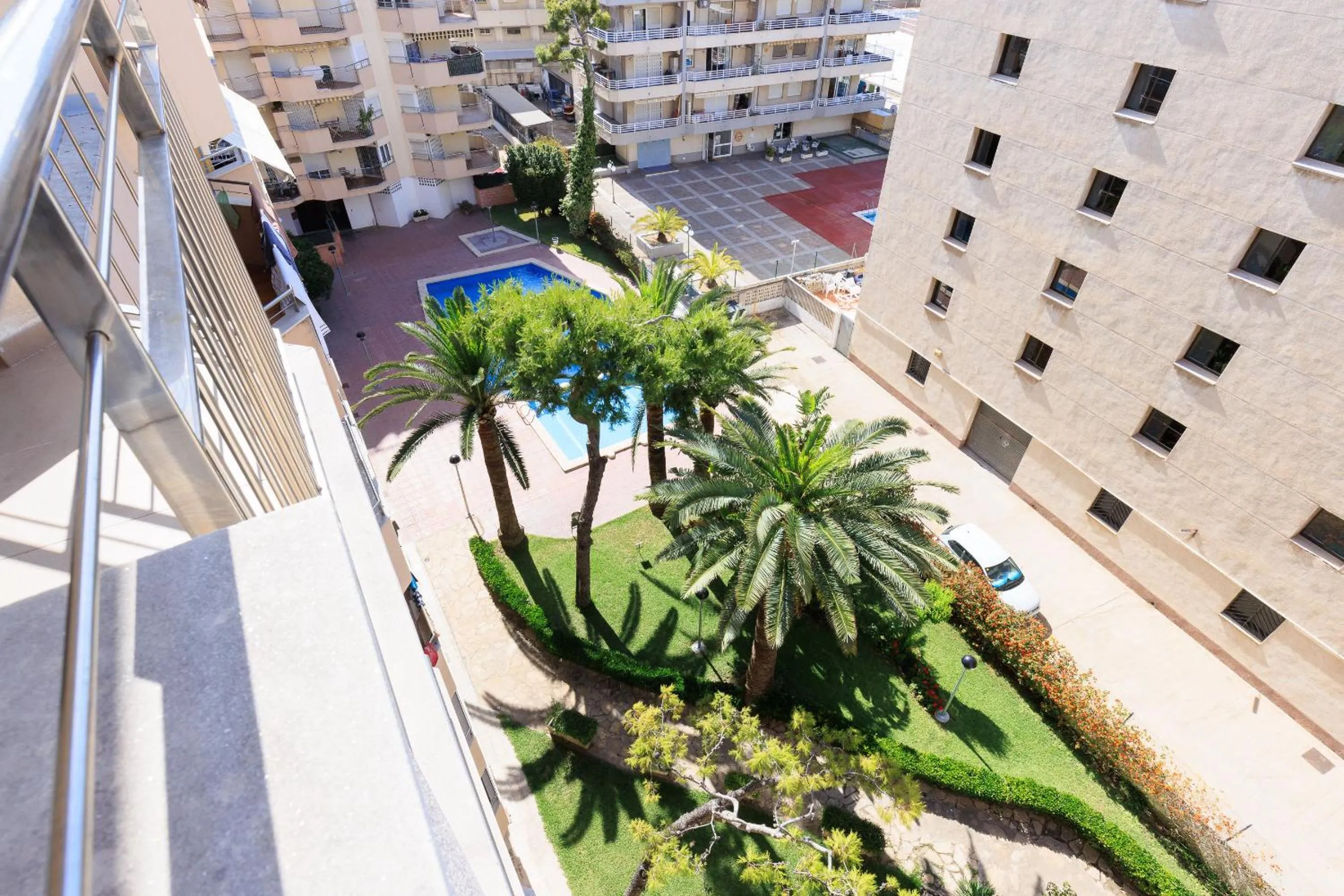 Pool view in Rentalmar Murillo Plus