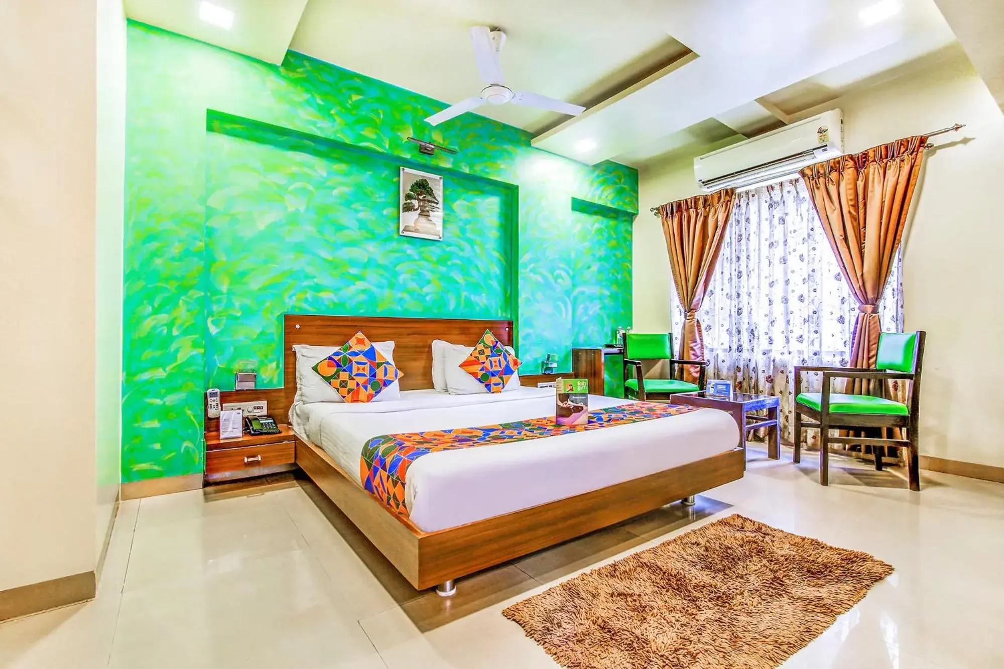Deluxe Room - single occupancy in FabHotel Ranjanas - Nr humkar Chowk Deluxe Room - single occupancy in FabHotel Ranjanas - Nr humkar Chowk