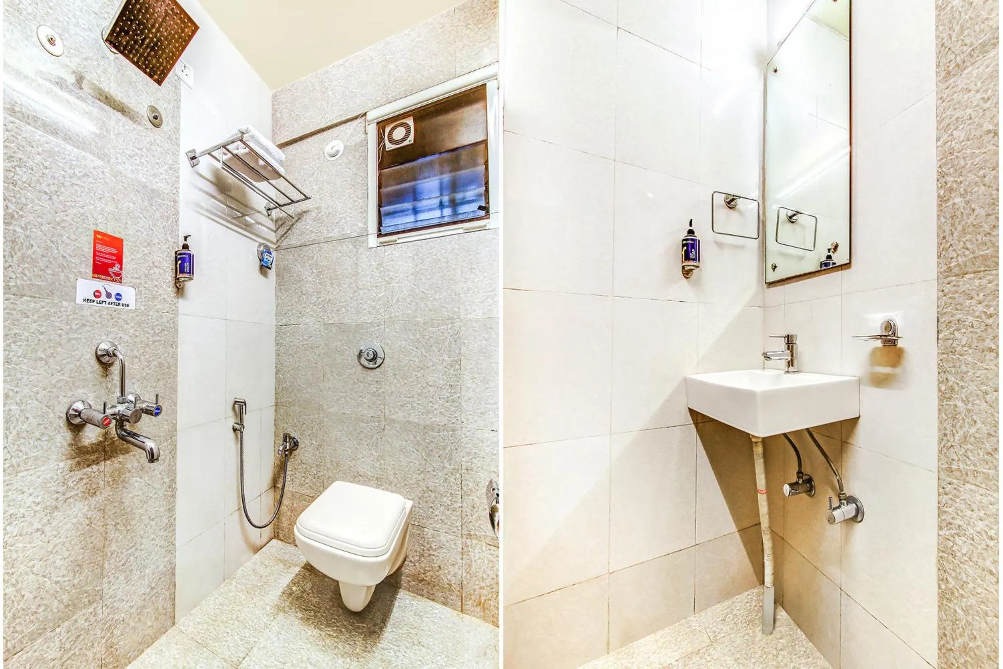 Bathroom in FabHotel Ranjanas - Nr humkar Chowk