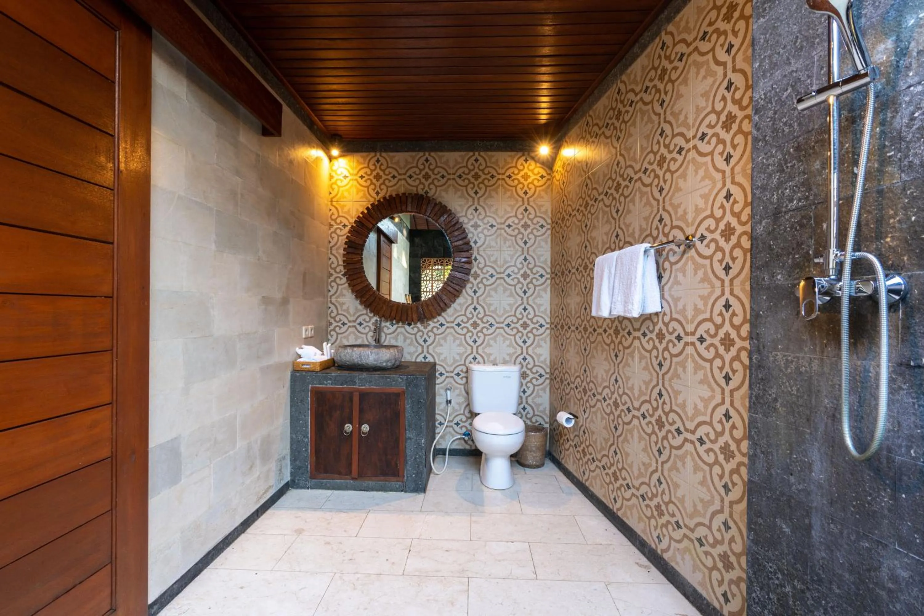 Shower in Sebatu Tulen Villa