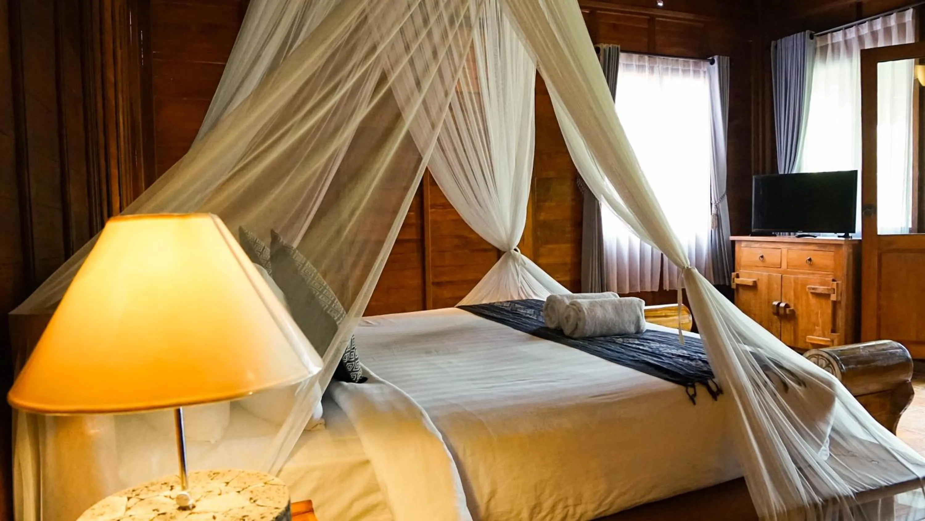 Bed in Sebatu Tulen Villa