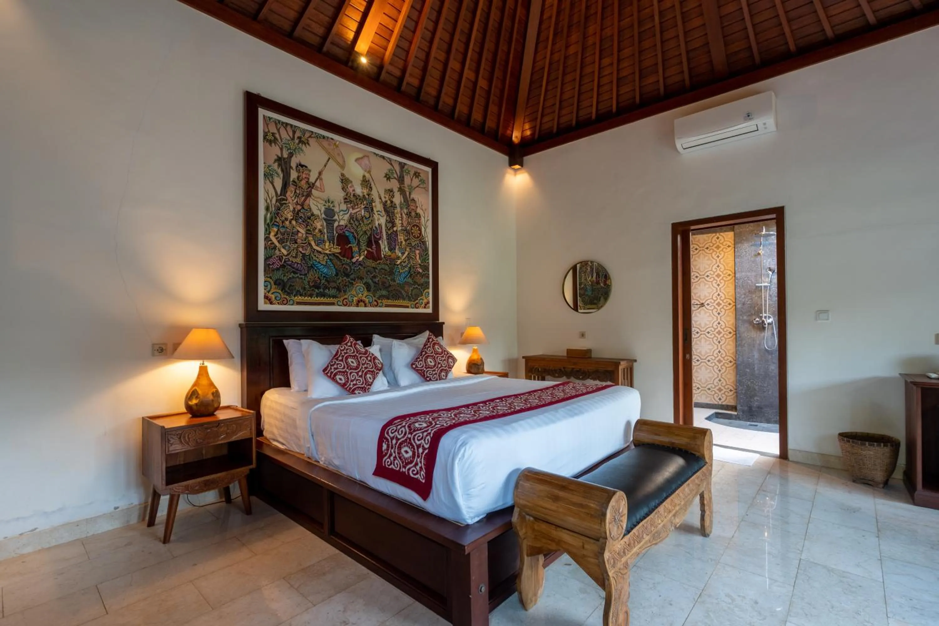 Bed in Sebatu Tulen Villa