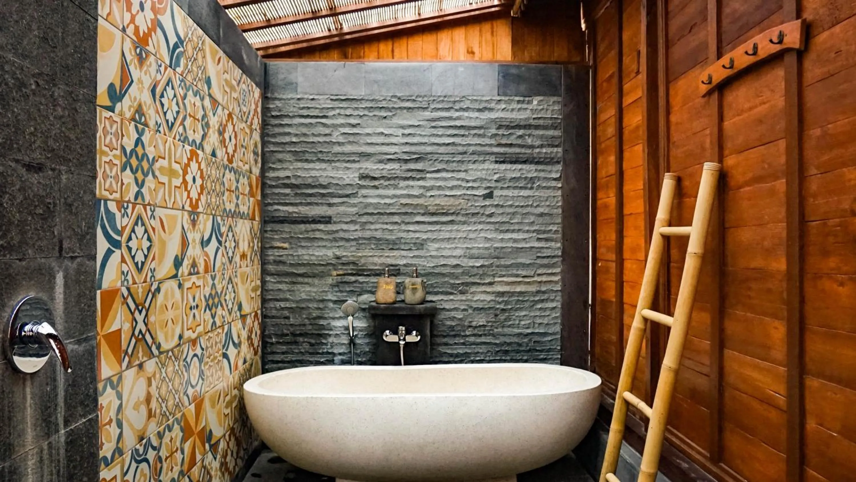 Shower in Sebatu Tulen Villa