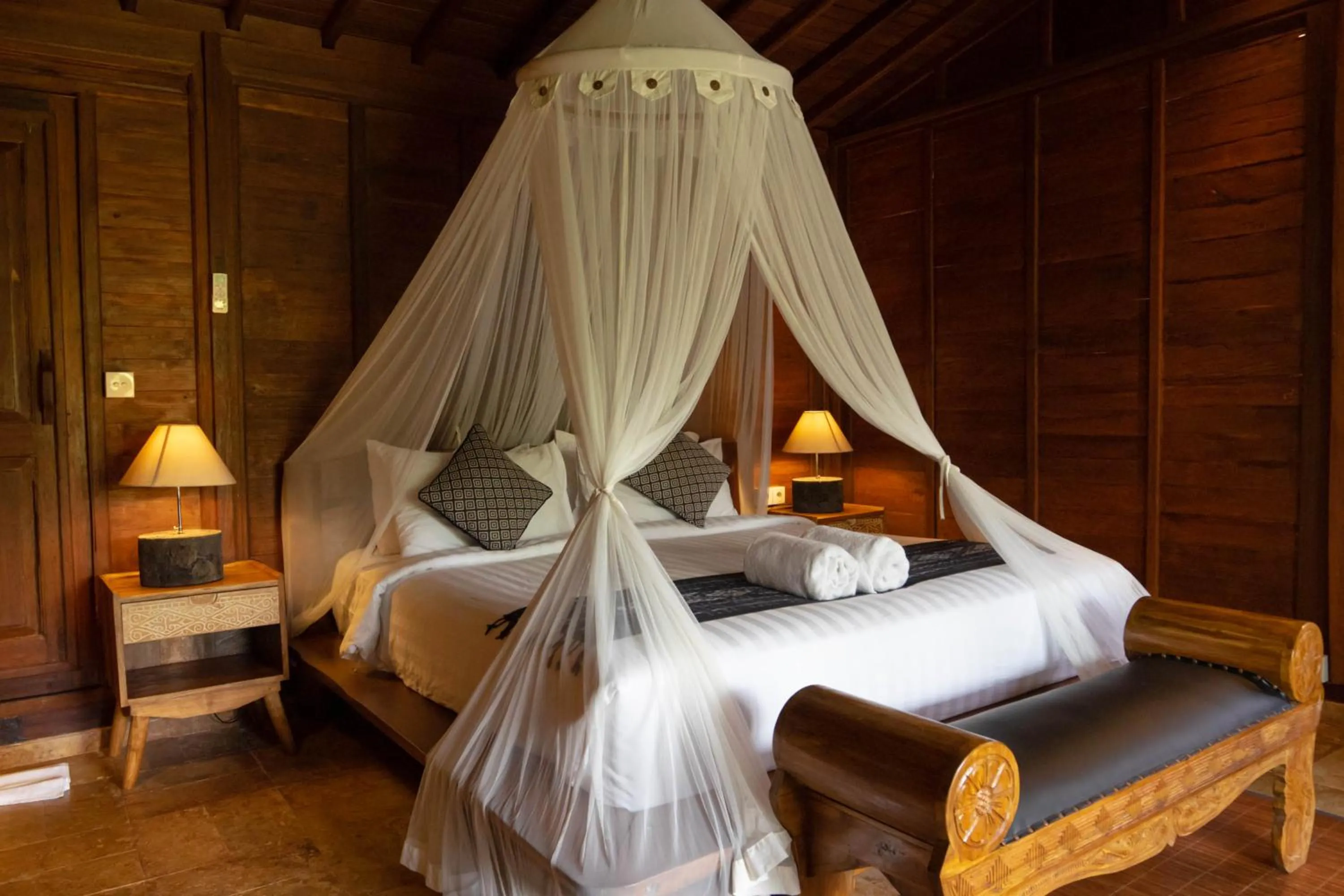 Bed in Sebatu Tulen Villa