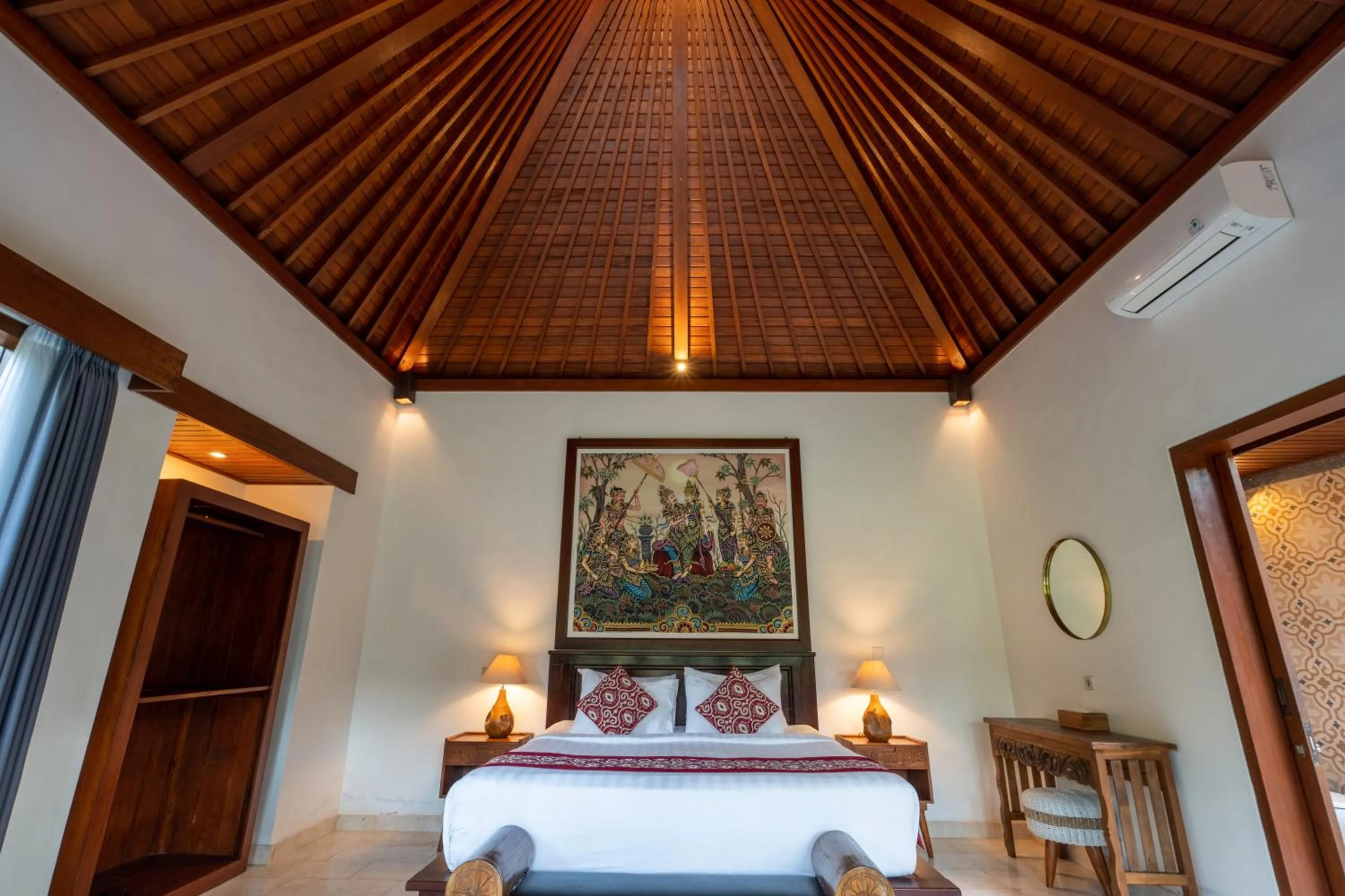 Bed in Sebatu Tulen Villa