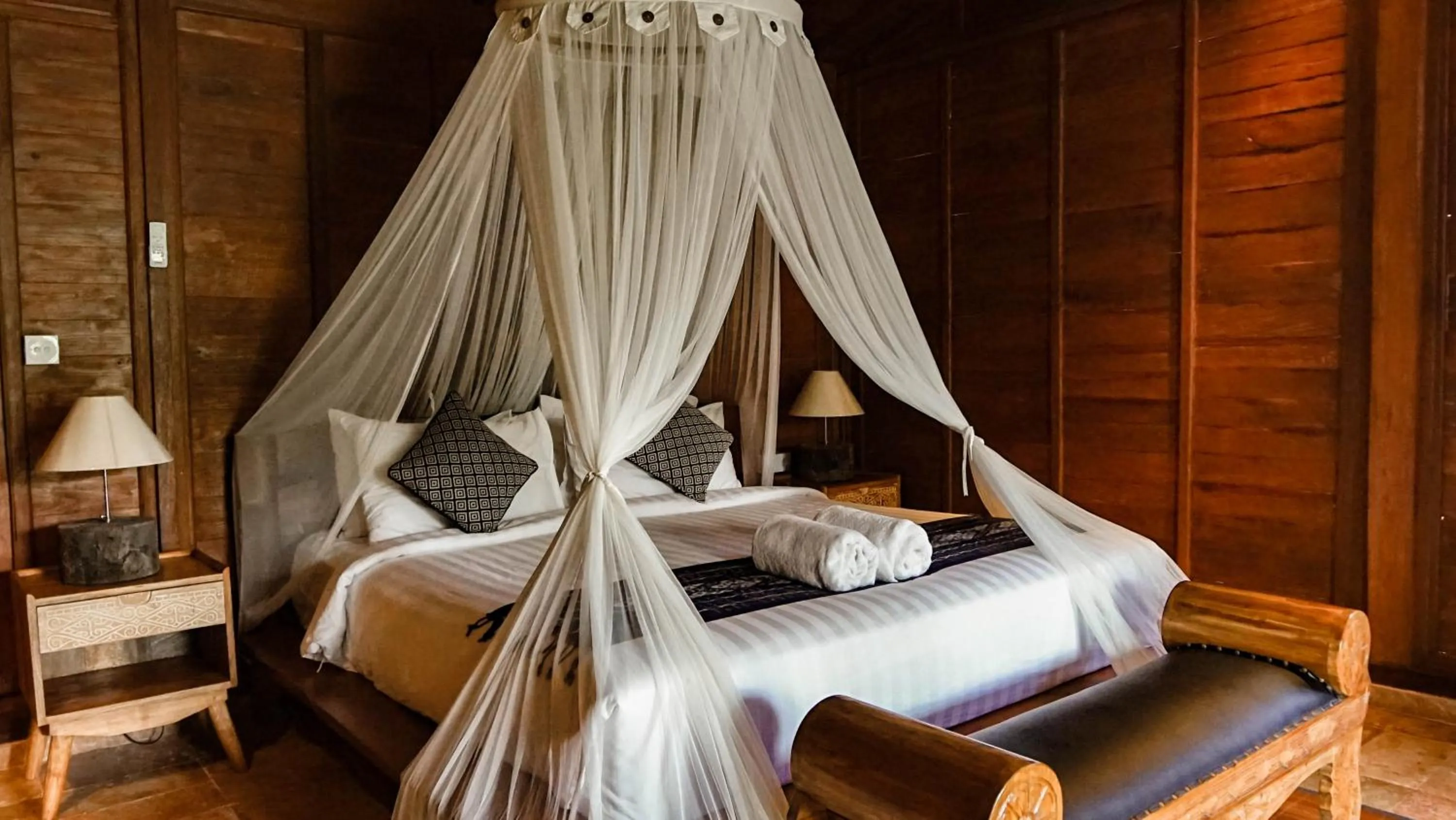 Bed in Sebatu Tulen Villa