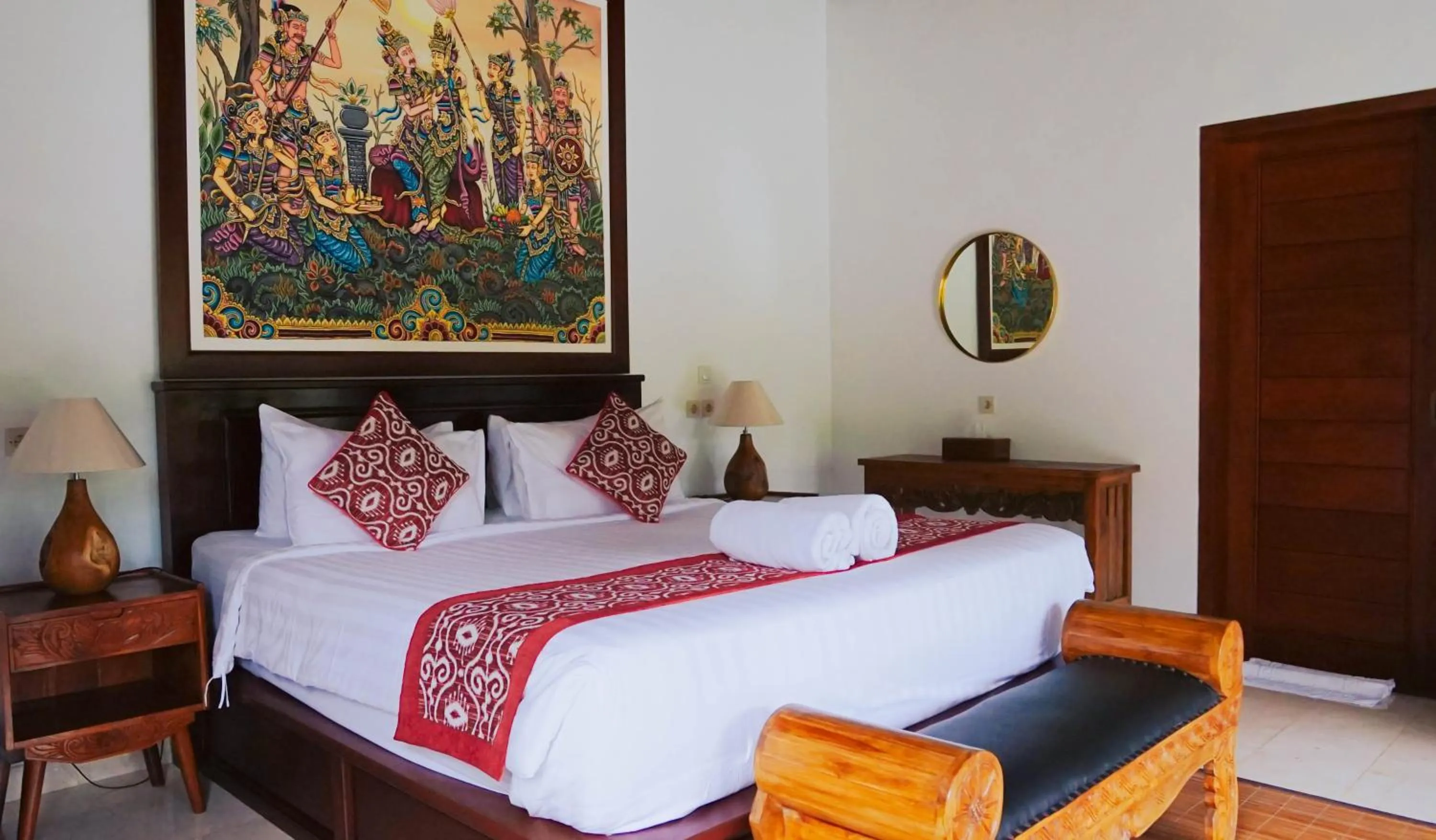 Bed in Sebatu Tulen Villa