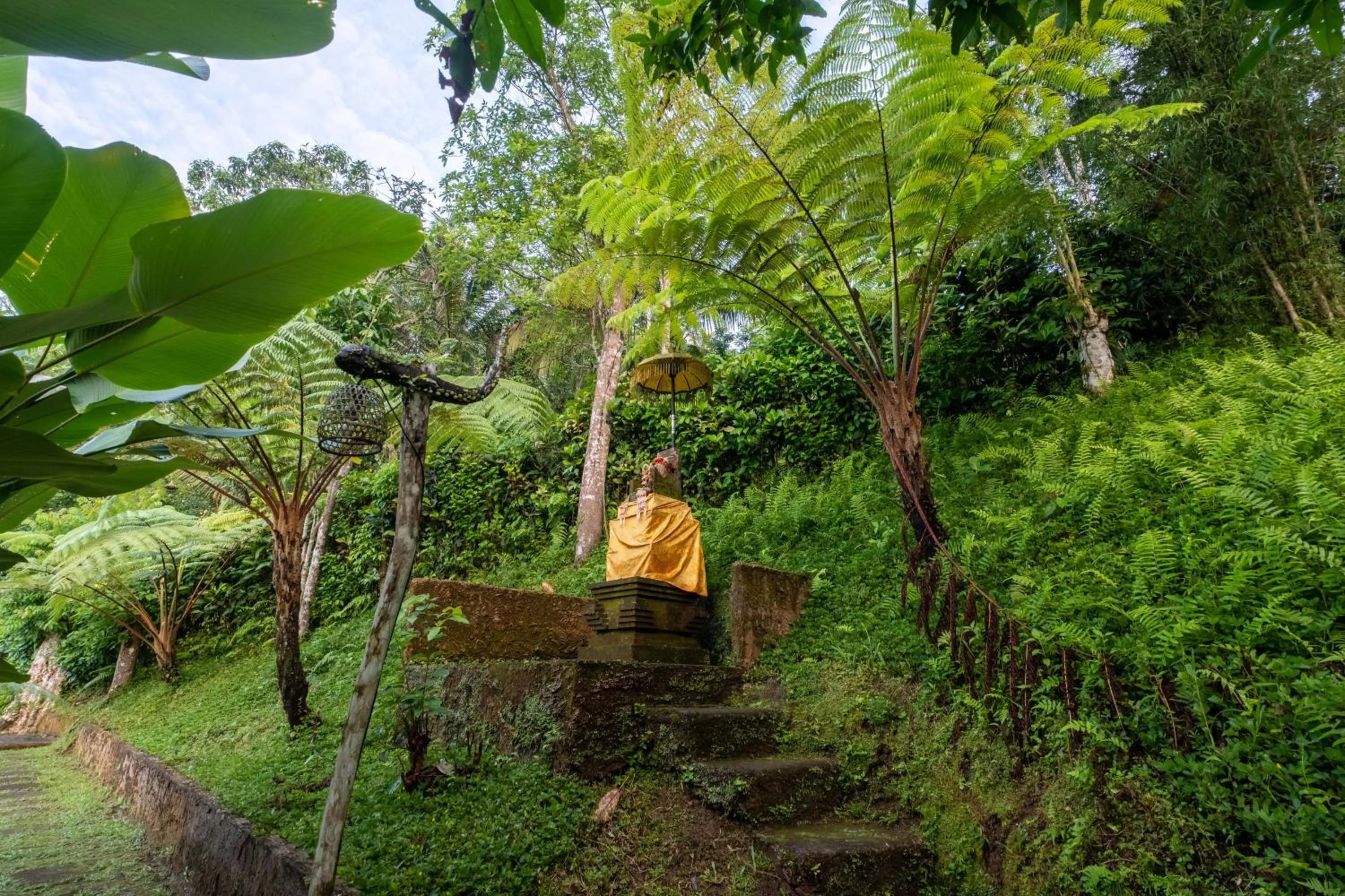 Garden view in Sebatu Tulen Villa